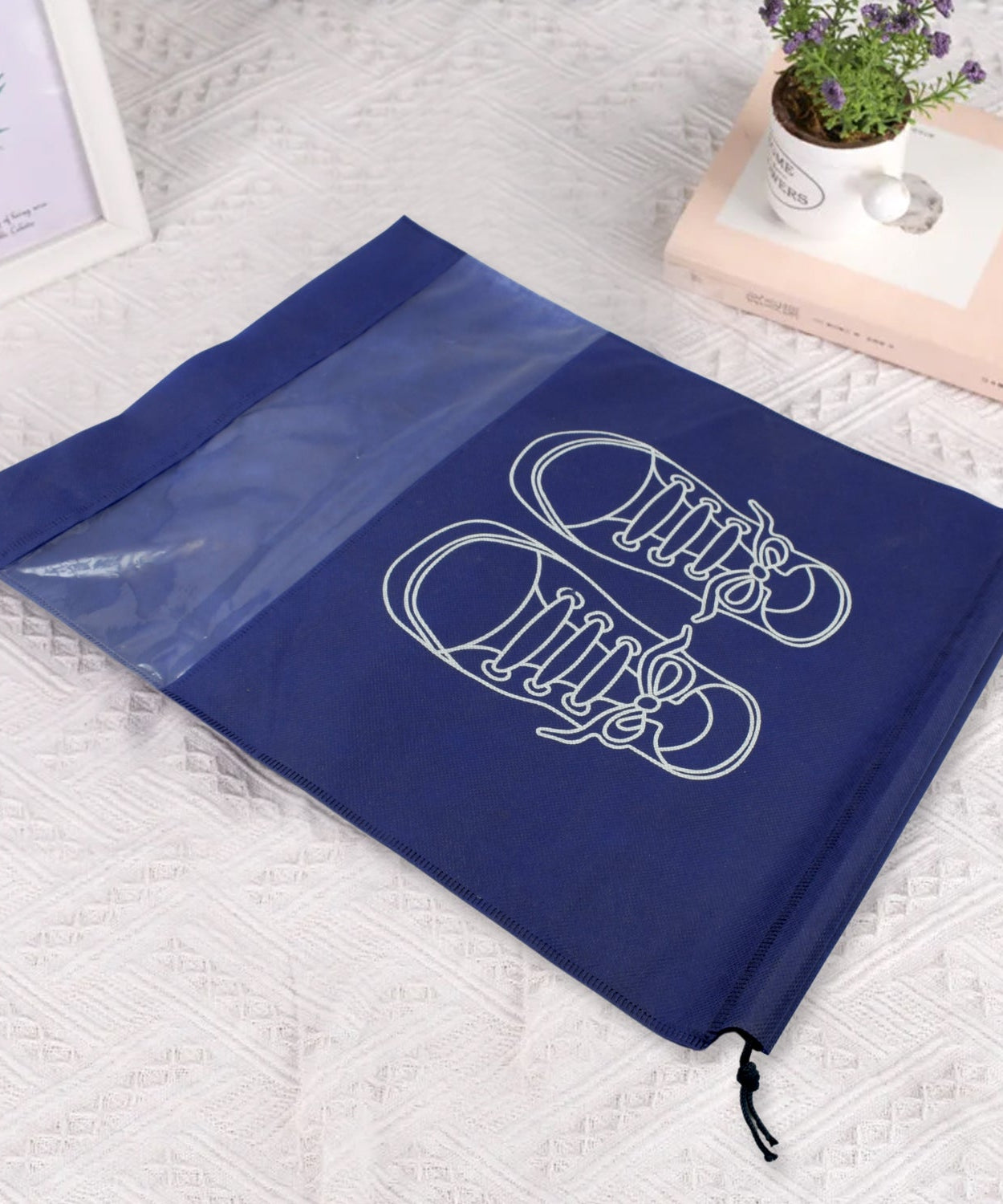 BEACH BAG SHOES STORAGE BAG CLOSET ORGANIZER NON-WOVEN TRAVEL PORTABLE BAG WATERPROOF POCKET CLOTHING CLASSIFIED HANGING BAG SHOE BAG LUGGAGE TRAVEL PORTABLE SHOE POUCH NON WOVEN TRANSPARENT WINDOW (3 PC )