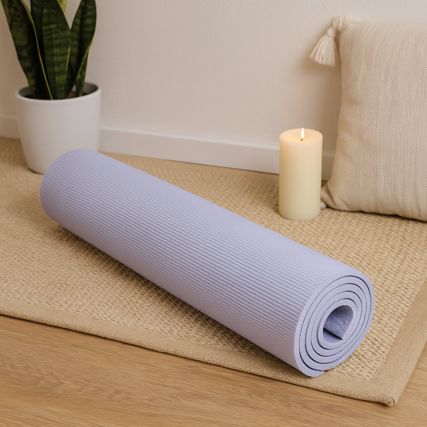 Premium Non-Slip Printed Yoga Mat (Mix Color – 1 Pc)
