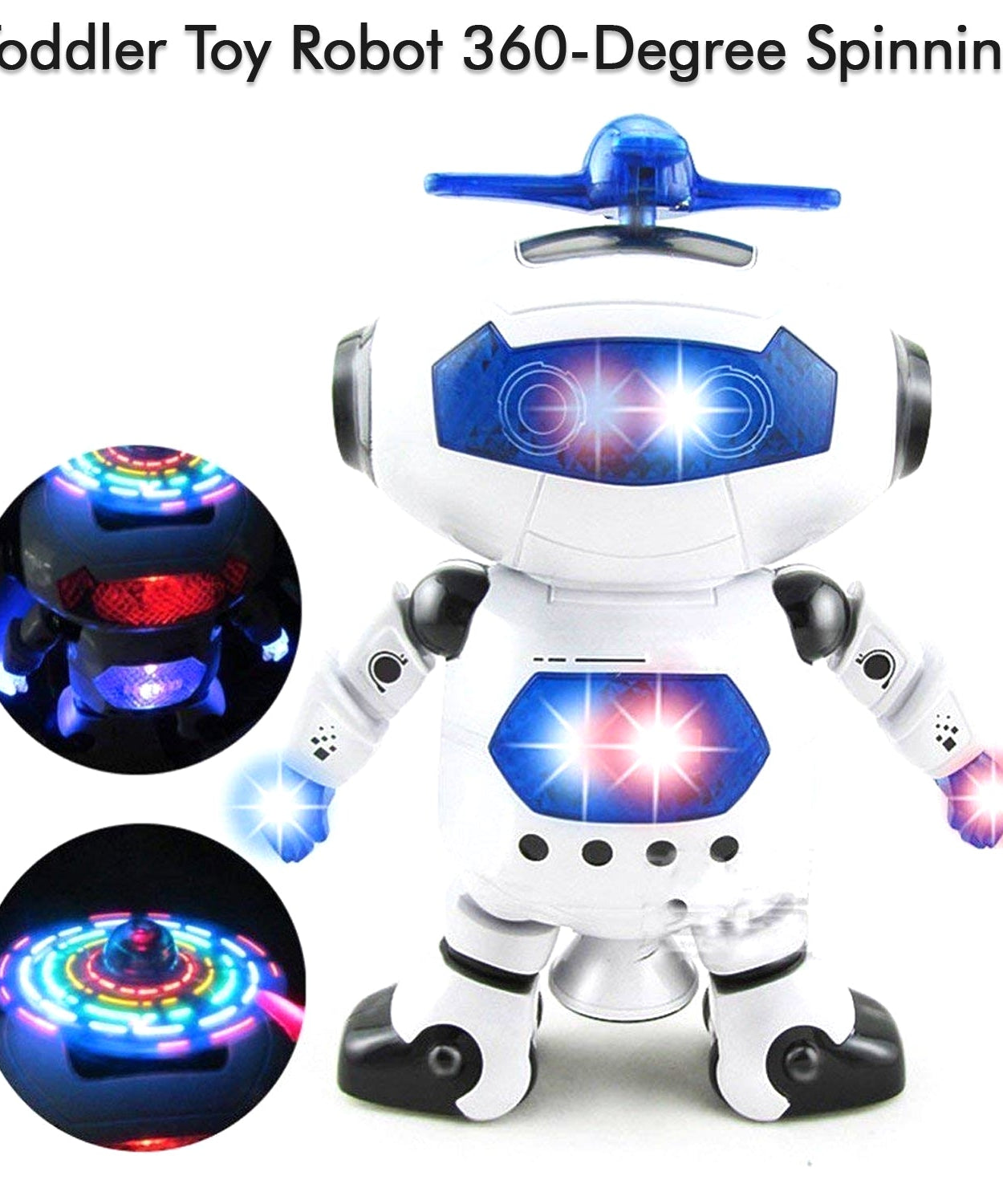3D light dancing robot with sound.