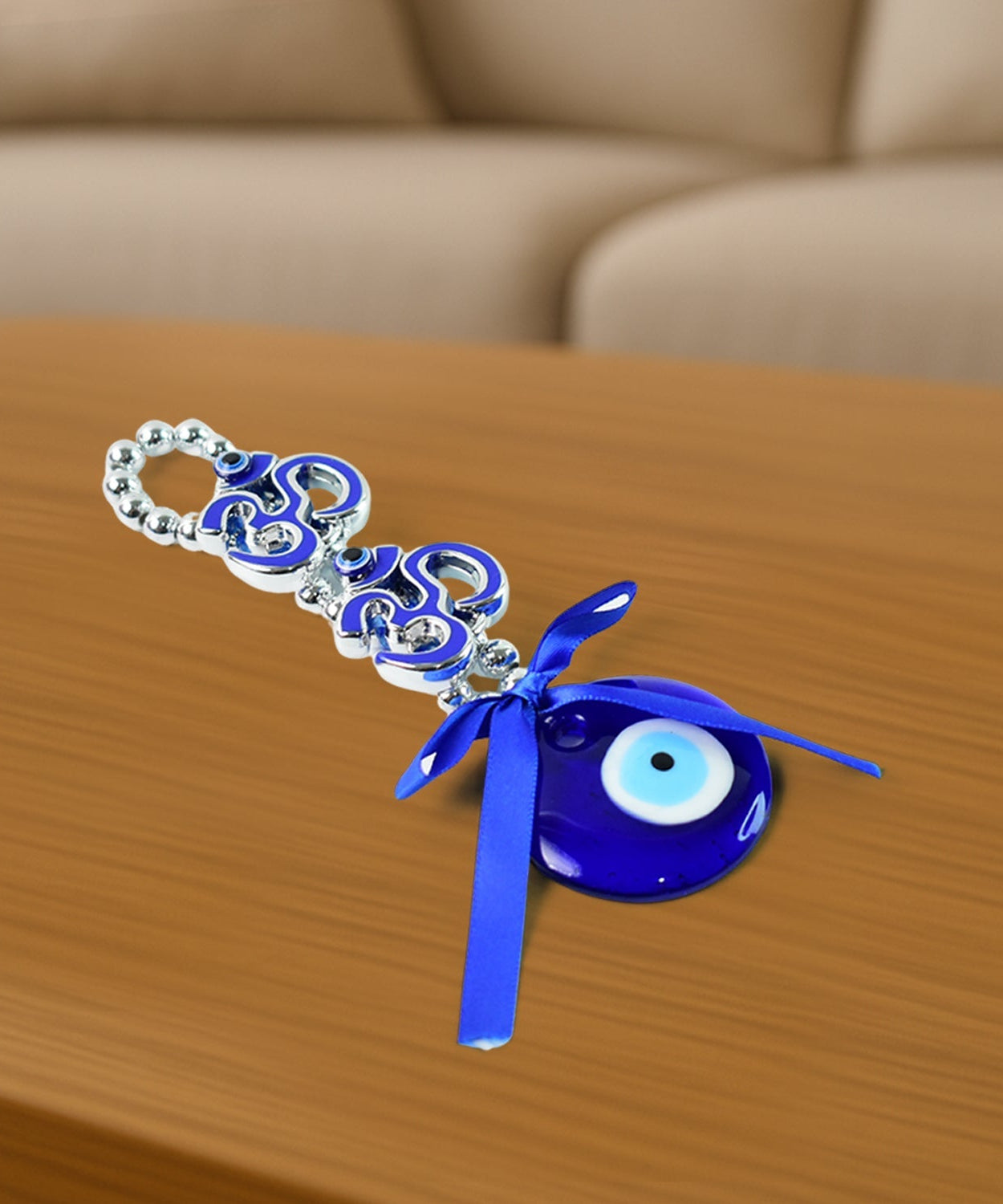 Decorative Double OM Symbol Evil Eye Hanging (1 Pc)