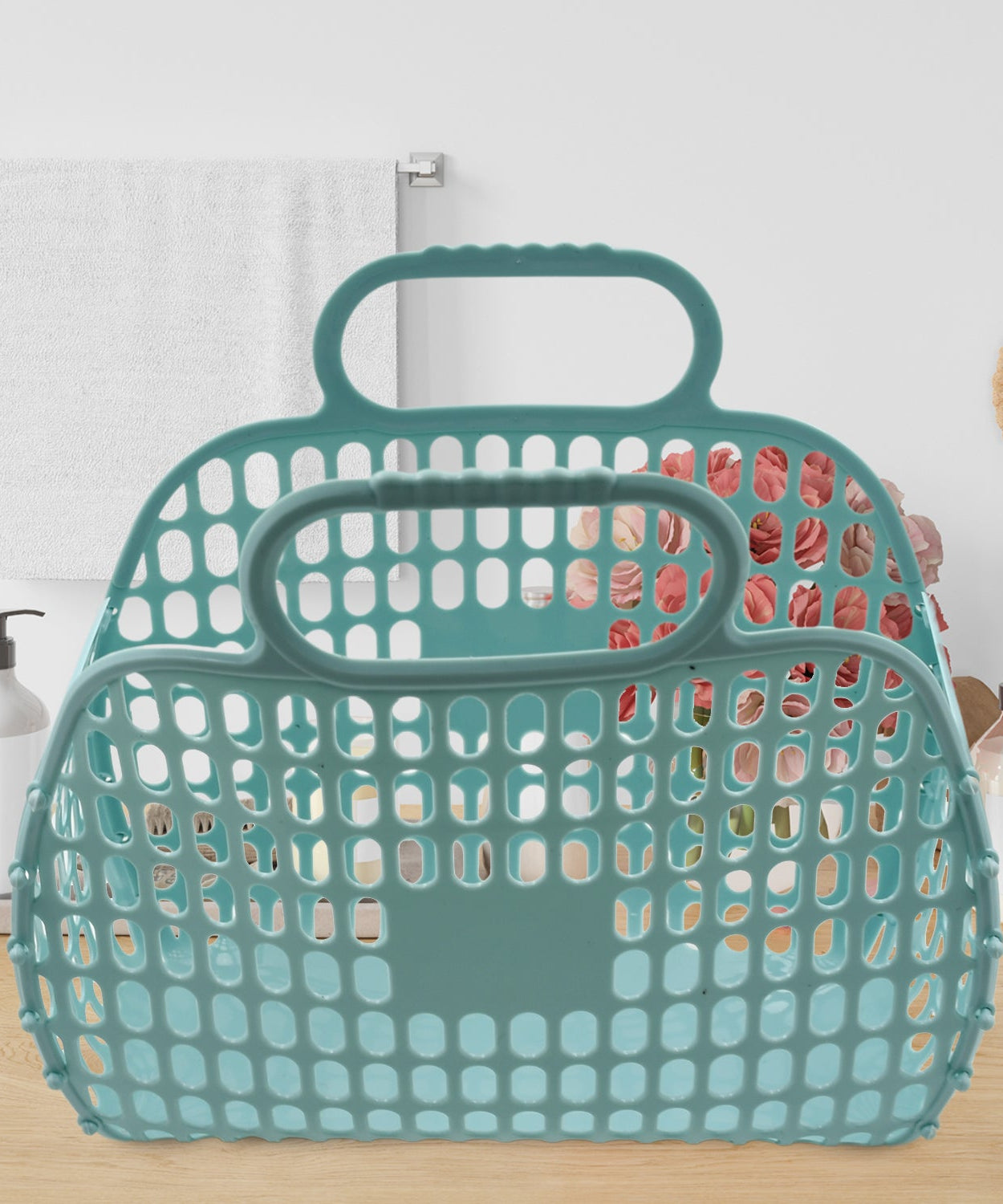 Grocery Vegetable Foldable Smiley Non-Woven Fabric Shopping Bag