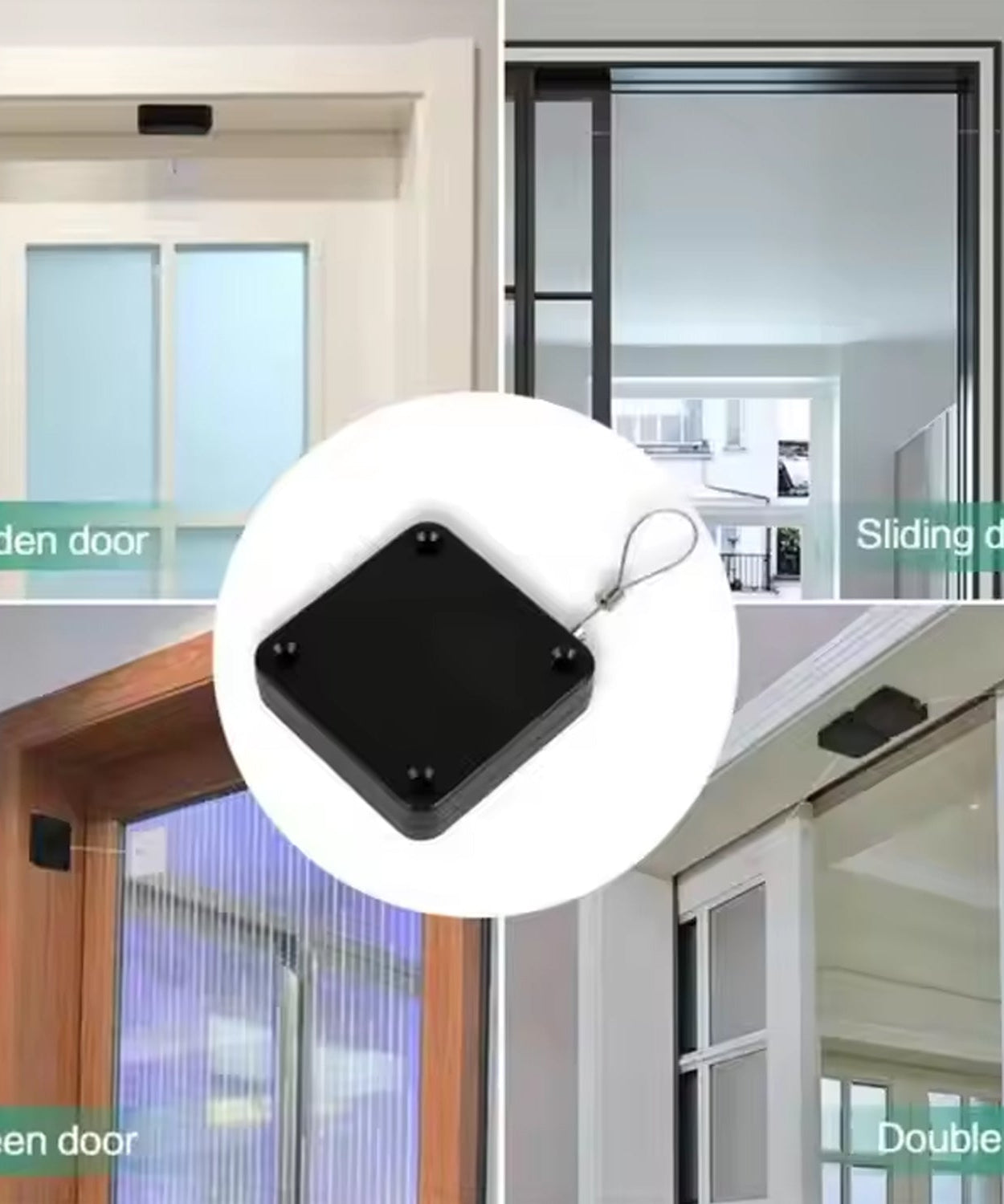 Automatic Door Closer Punch-Free Automatic Sensor Door Closer With 4 Screw