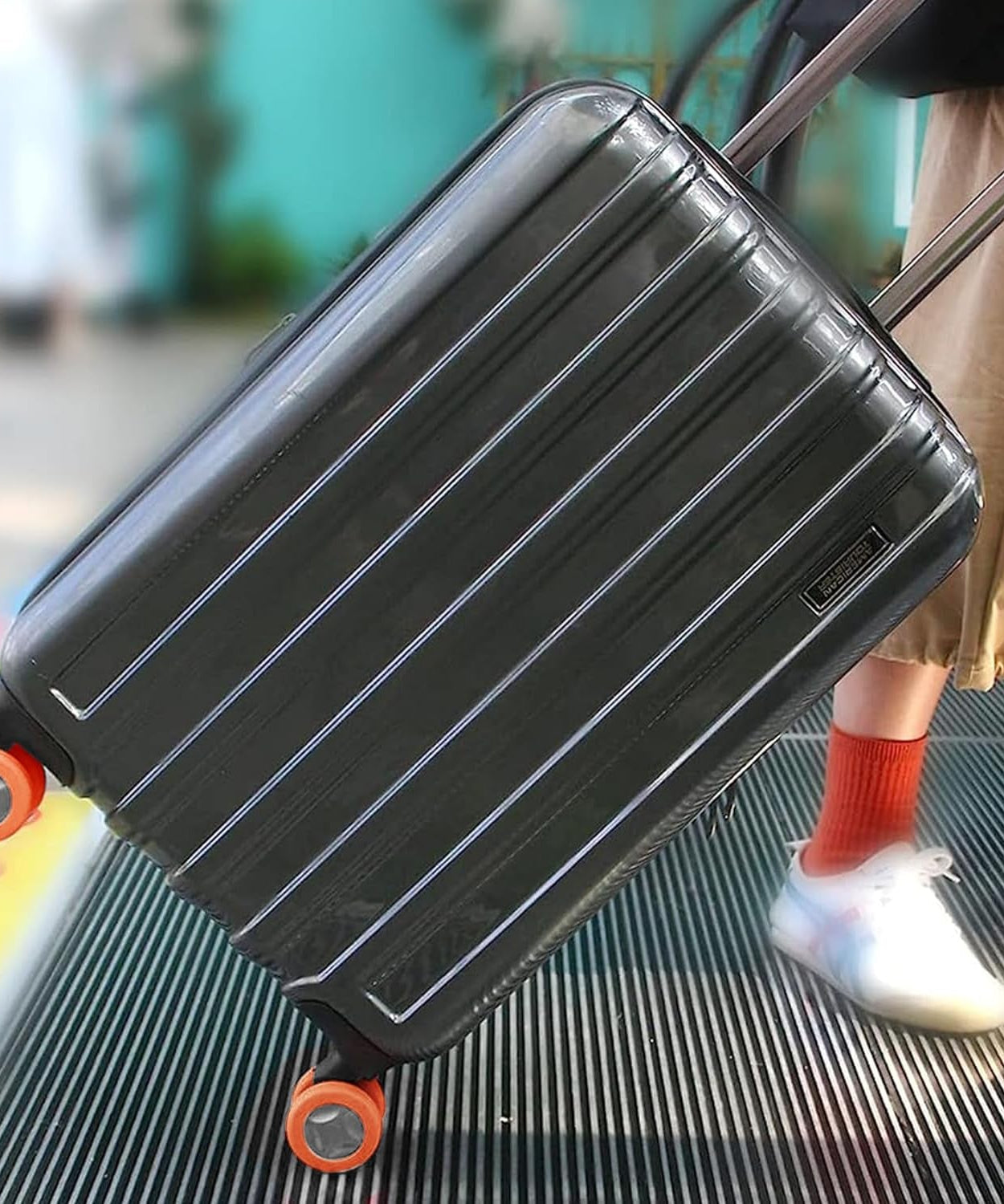 Silicone Suitcase Wheel Covers – Noise Reduction & Protection (4 Pc Set)