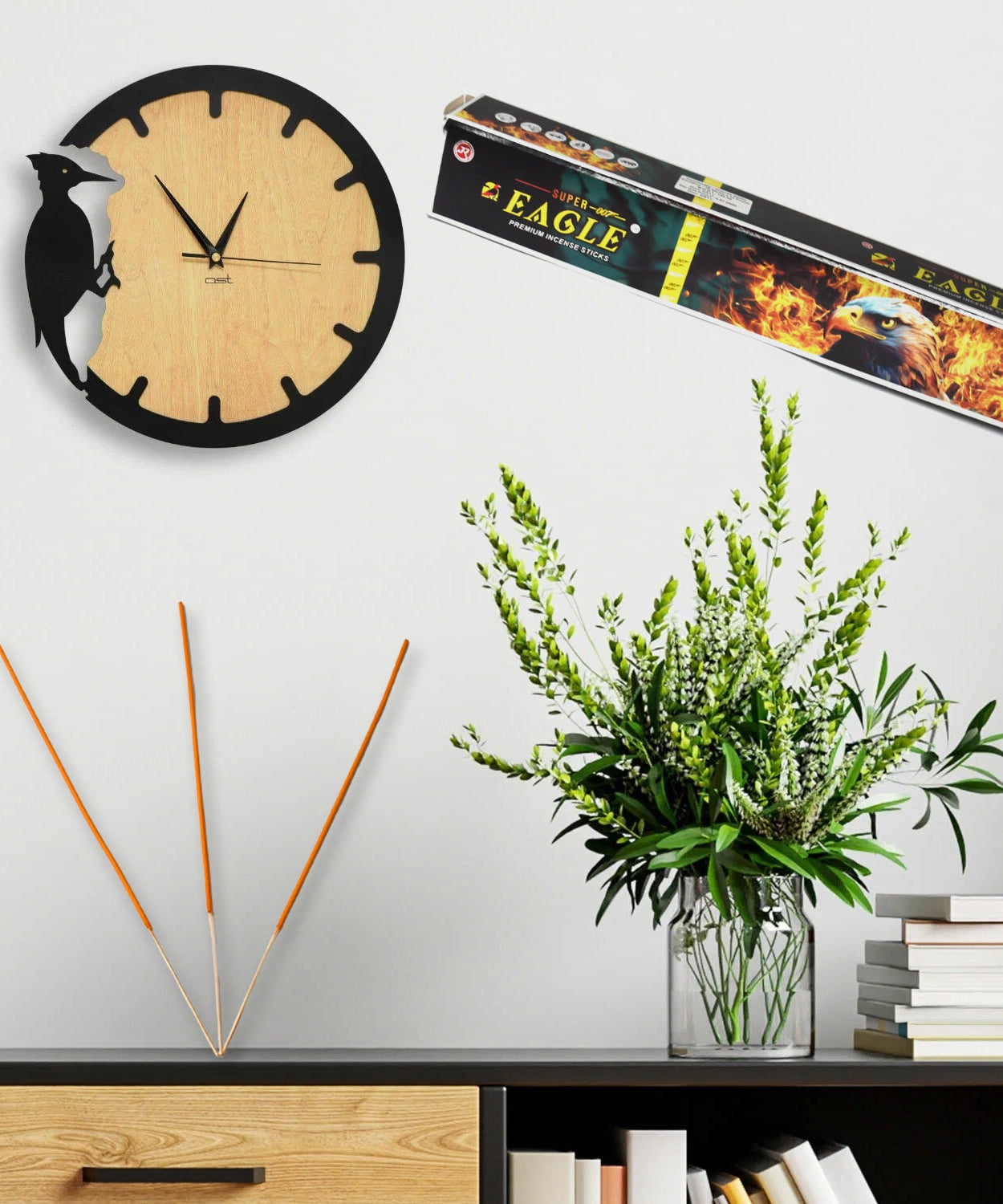 Mosquito Agarbatti Stick, Mosquito Agarbatti 1 Box (12 Packet / 120 Sticks) (Incense Stick)