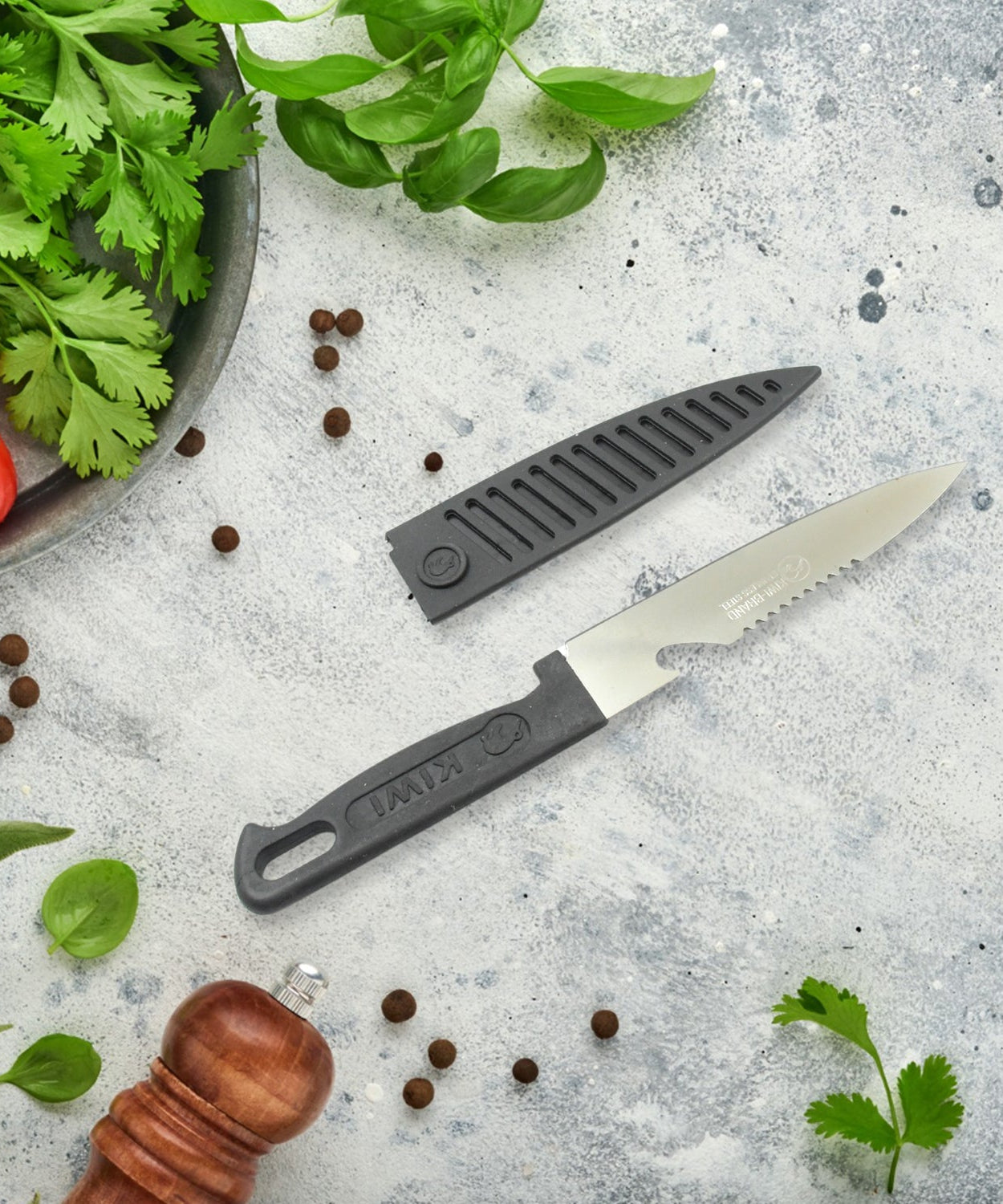Chopping board with steel knife, perfect for slicing and dicing