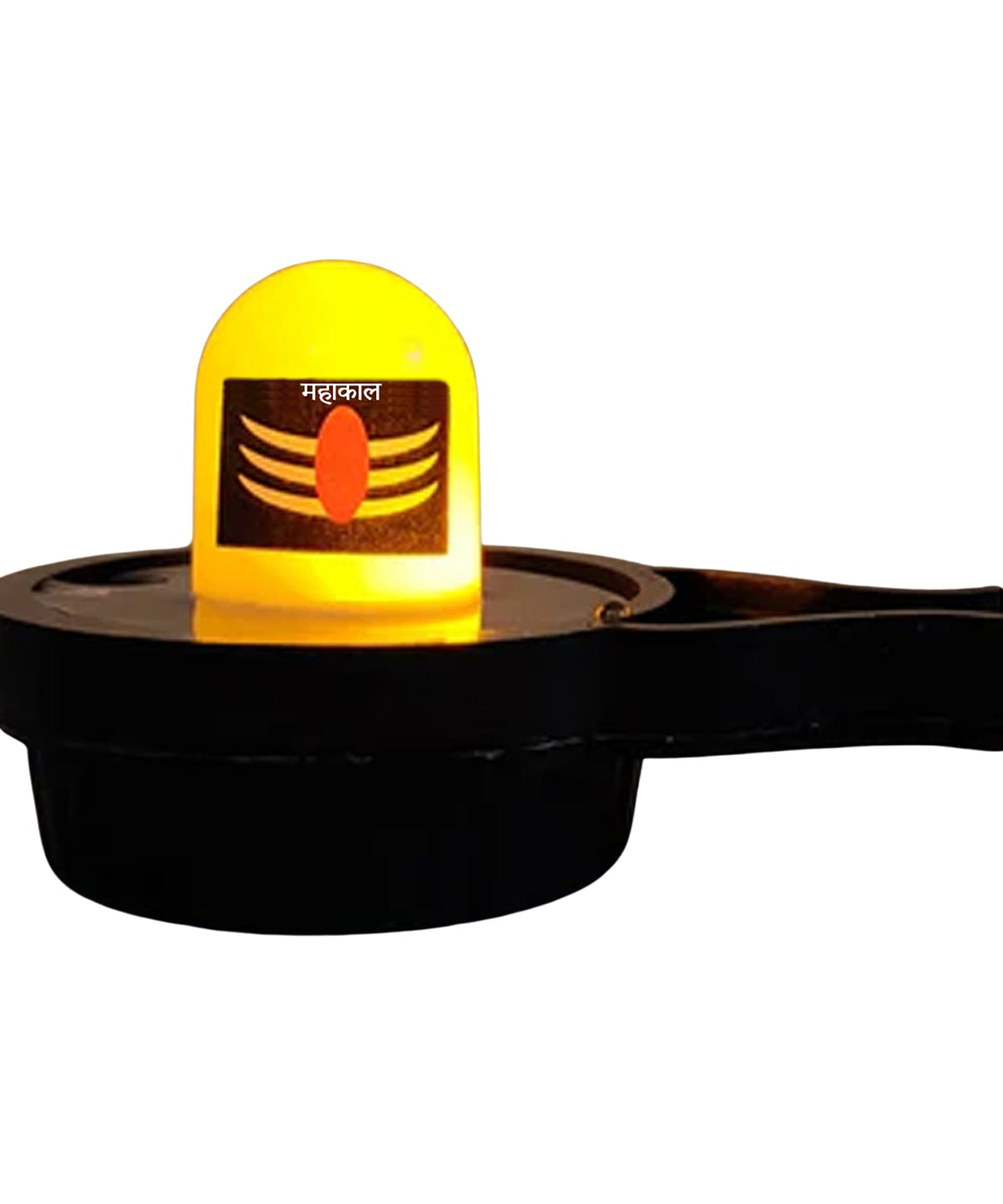 Water Sensor LED Shivling Idol for Pooja & Festivals