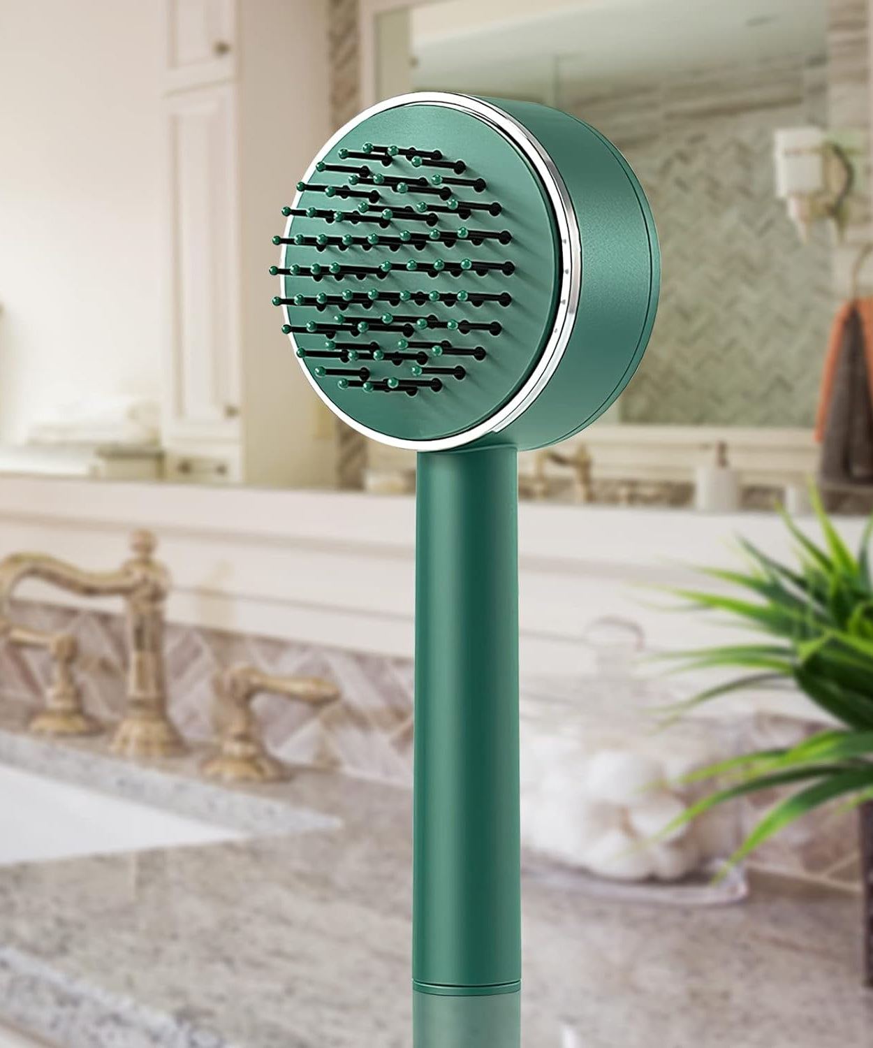 Air cushion massage brush