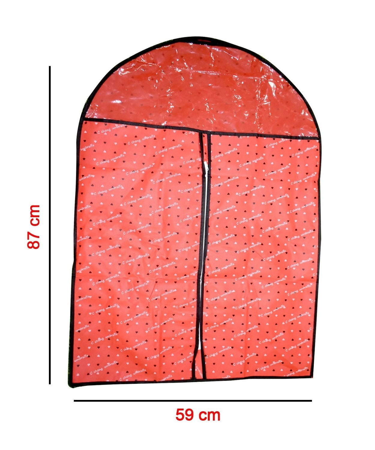 Breathable cover for men's coat and suit