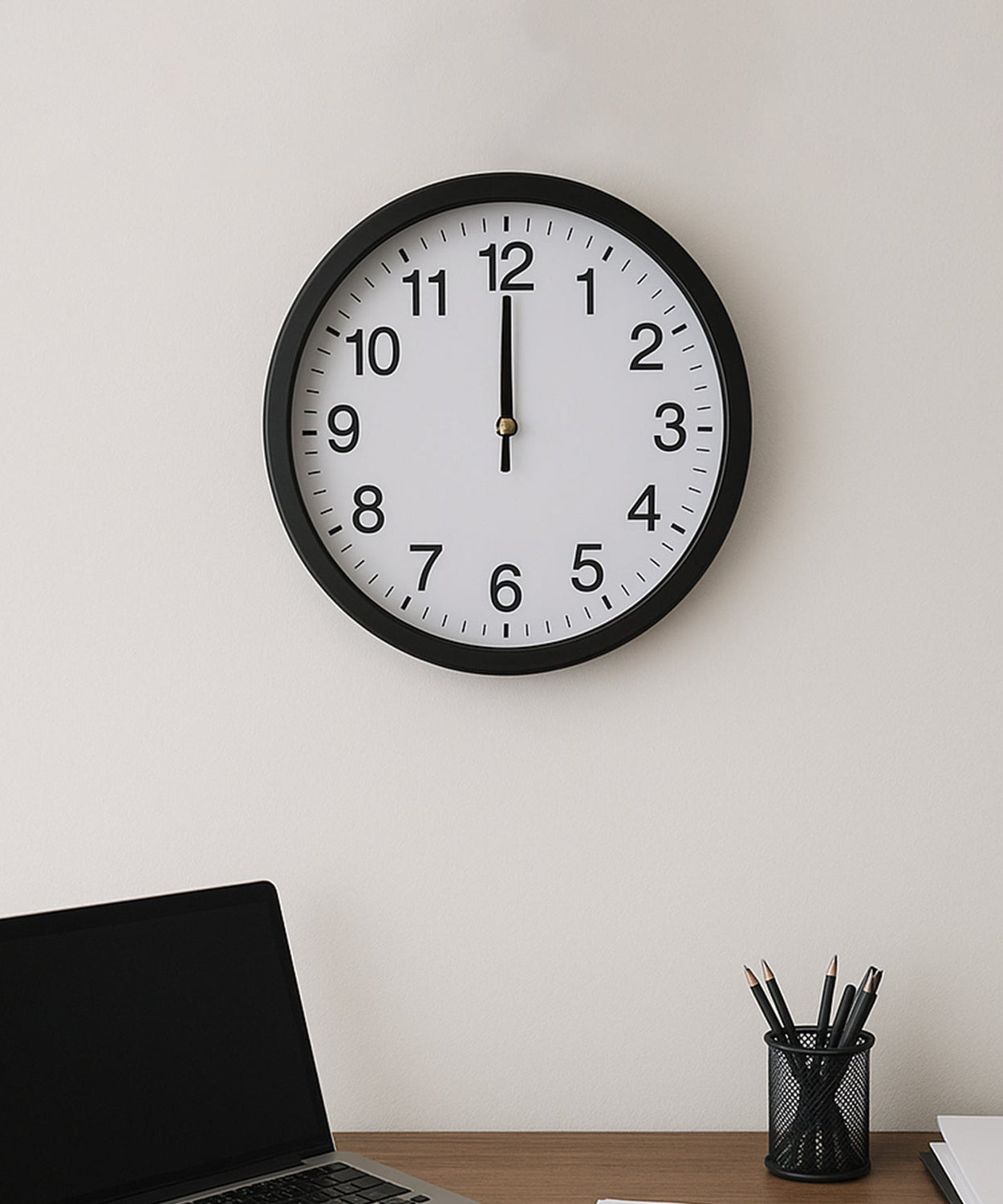 Classic Wall Clock for Home and Office – Mix Design Round 1 Pc Assorted Pattern