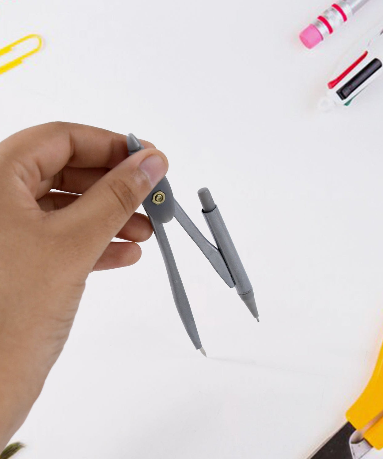 4-in-1 Premium Geometry Compass Set for Students and Professionals