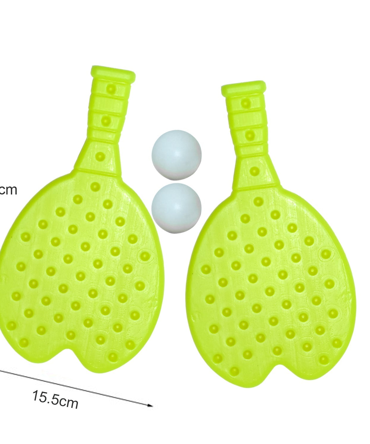 Table tennis equipment including racquet and ball for children