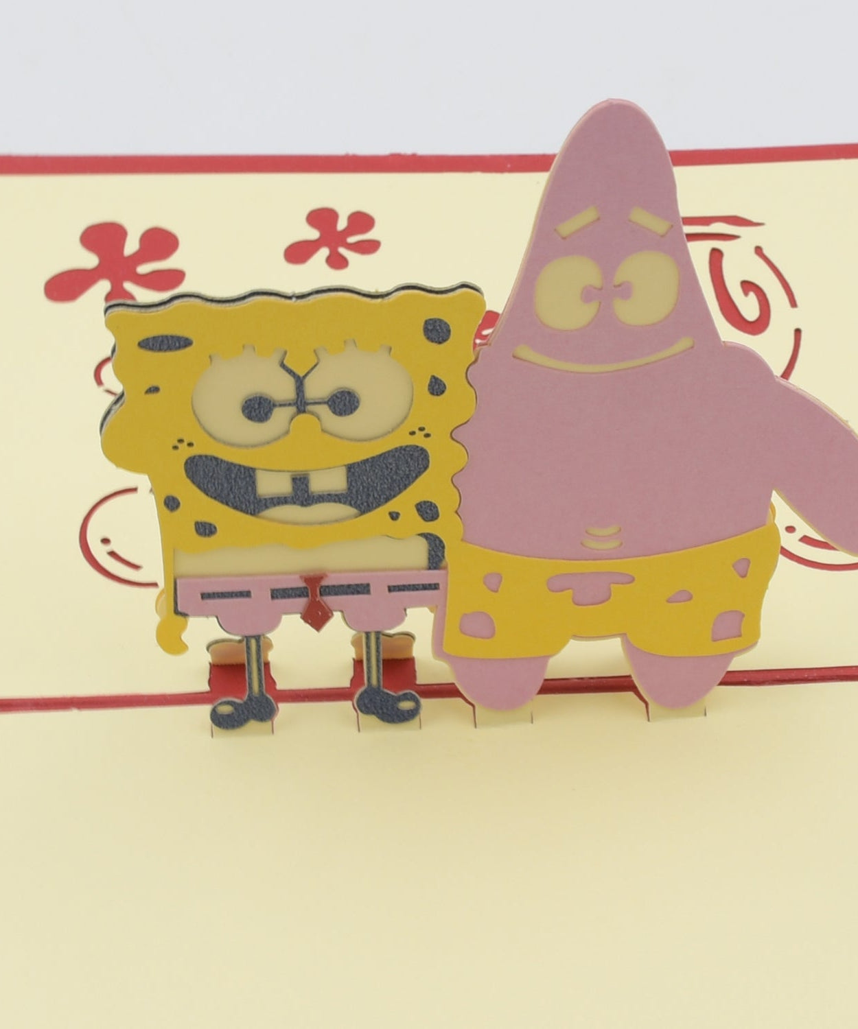 3D -up card featuring a love design for special occasions