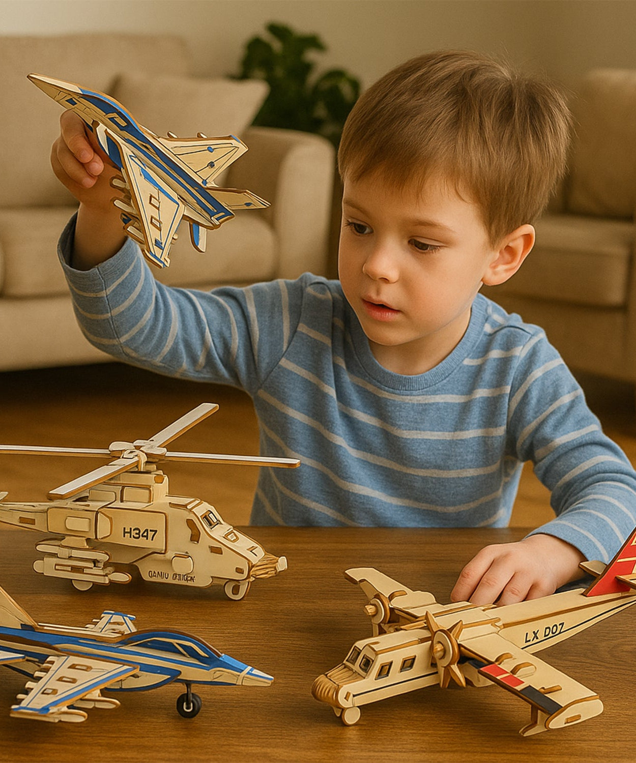 Educational 3D Aircraft Puzzle