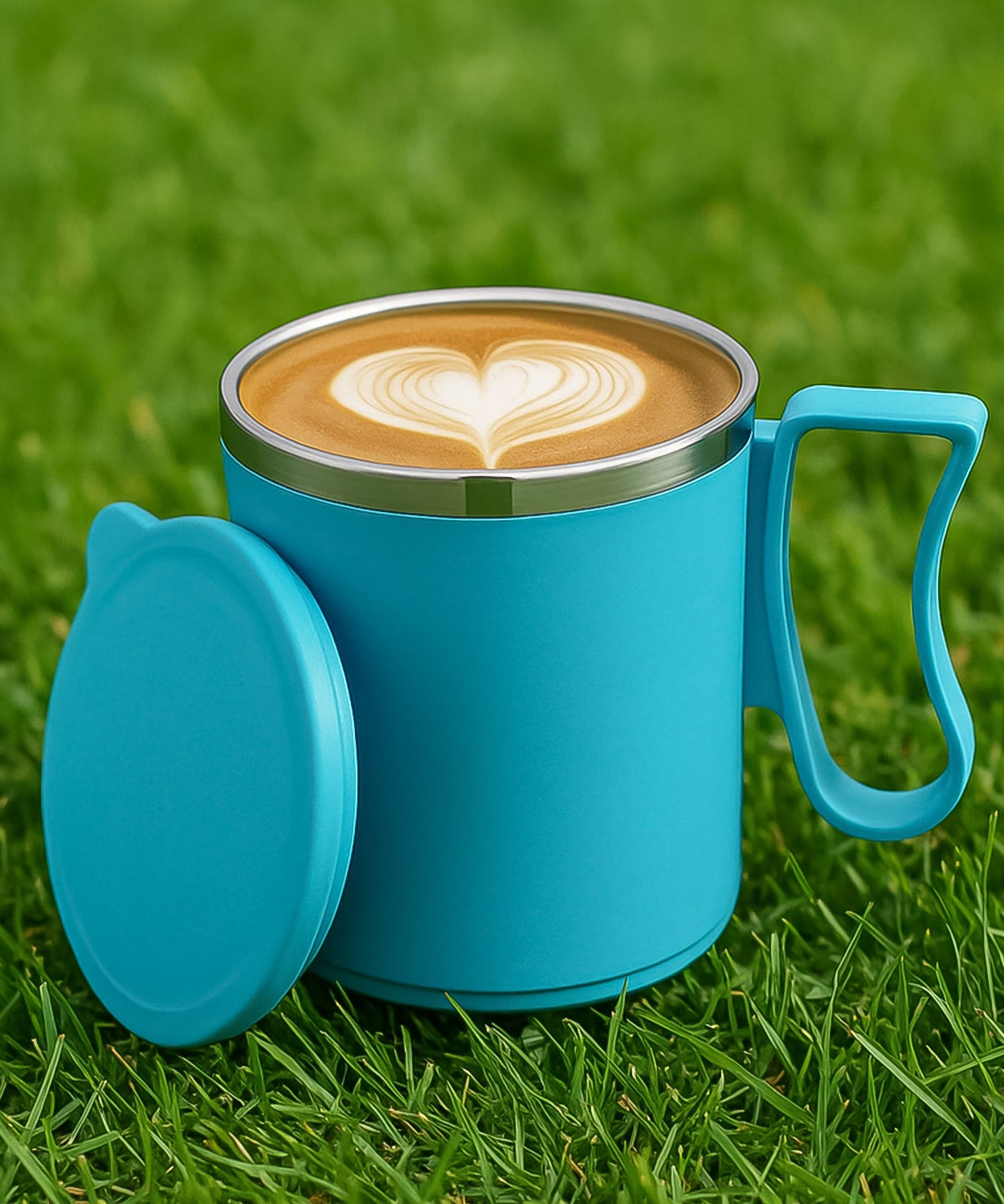 300ml Stainless Steel Mug: Insulated, Leakproof Lid, Hot/Cold Drinks (Mix Color)