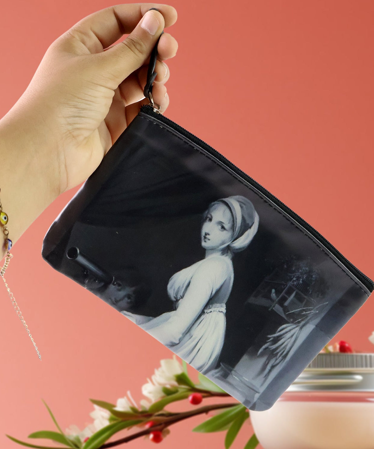 Stylish Multipurpose Makeup & Stationery Bag (19x12cm & 1pc)