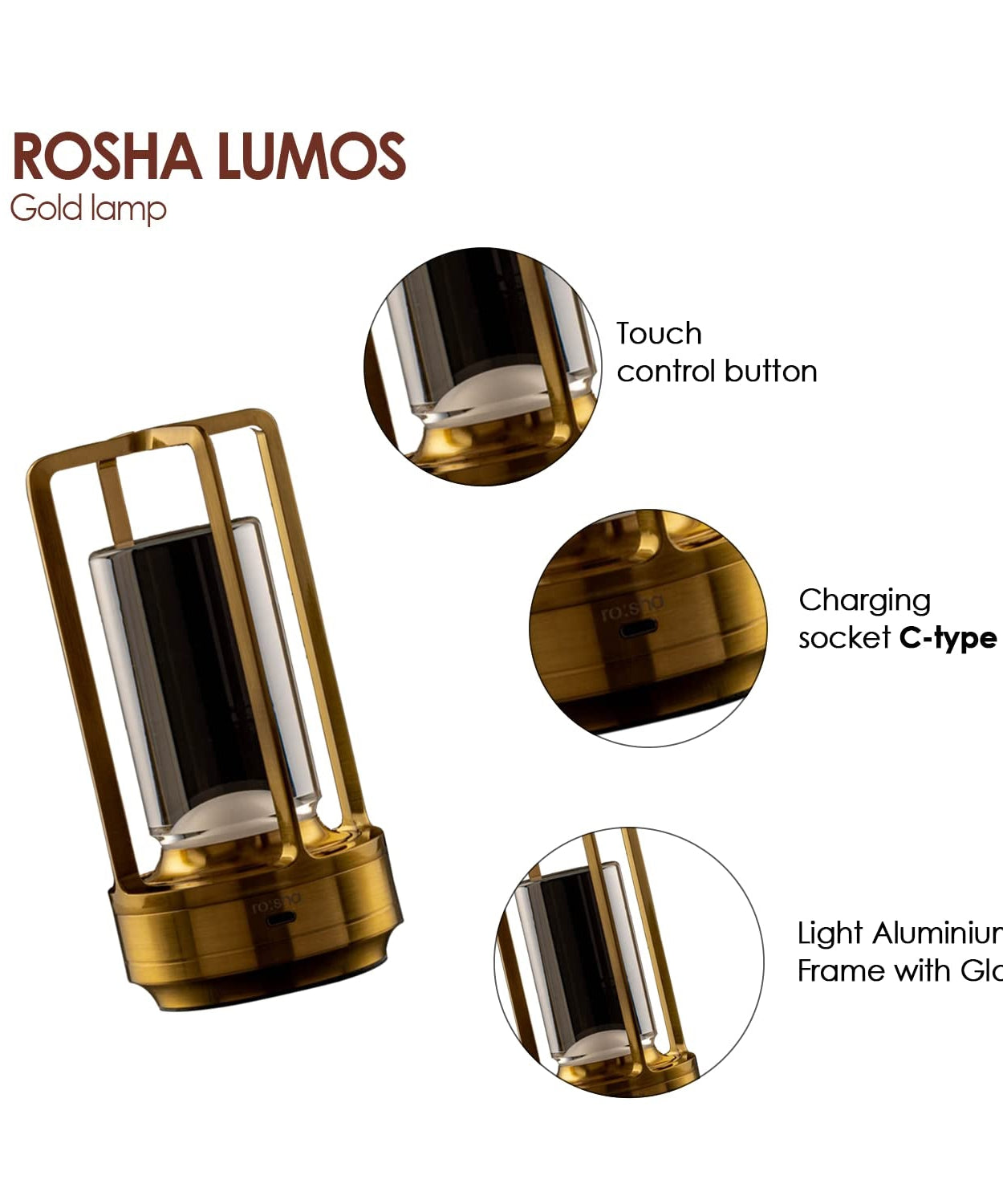 Crystal Lantern Lamp, Crystal Lantern Table Lamp, 3 Colors Rechargeable Cordless Led Lights for Restaurant / Bedroom Lights (1 Pc)