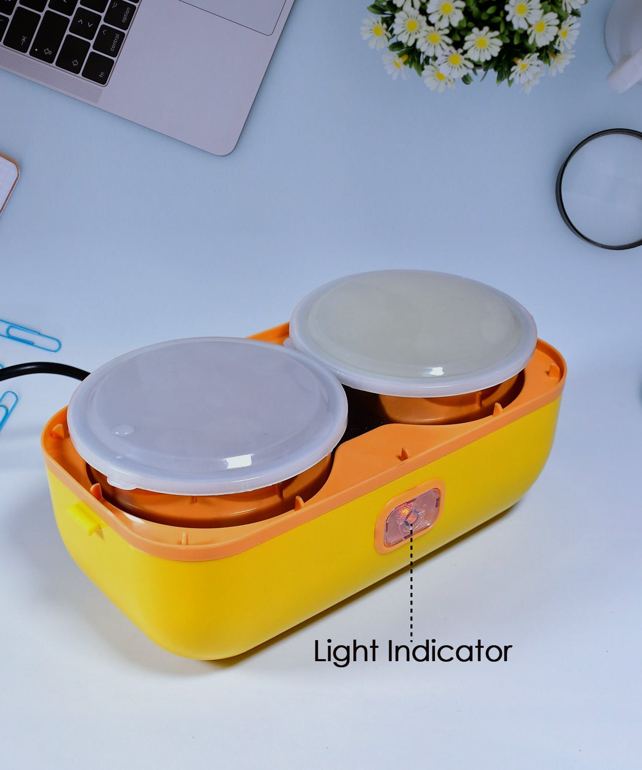 2-layer electric lunch warmer