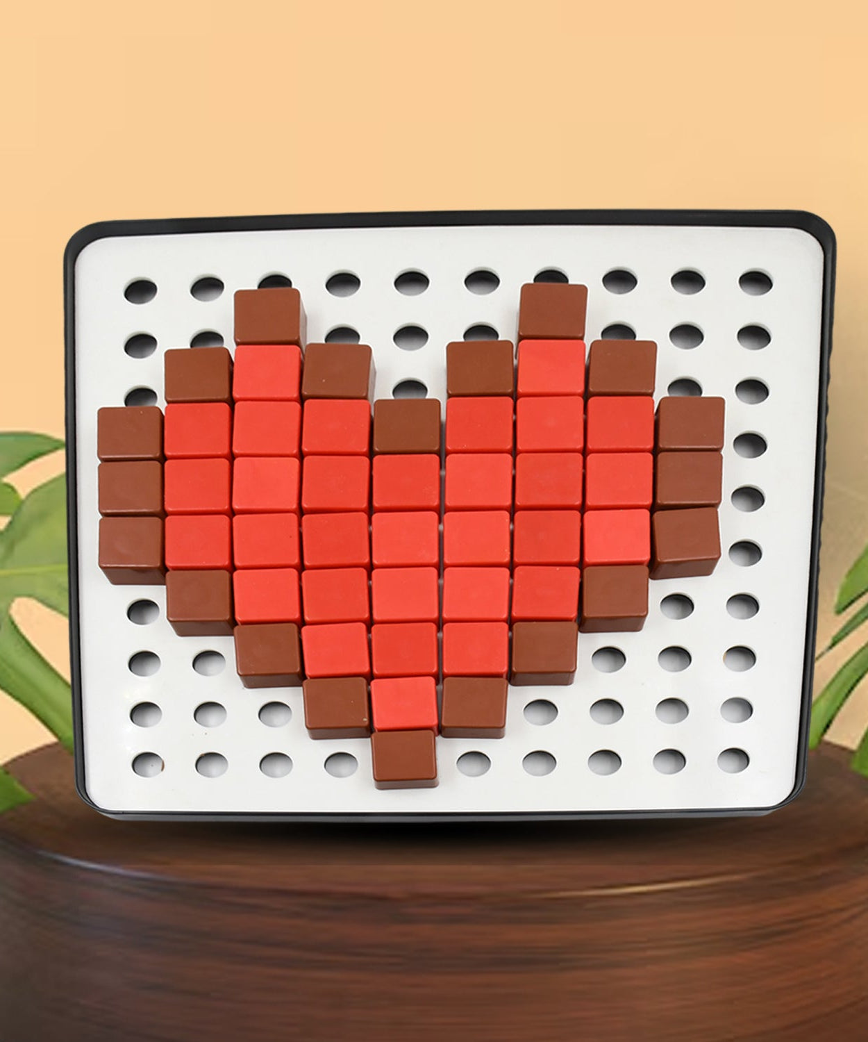 Pixel Cubes Toy for Children Early Education, Pixel Game Educational Board Games Board, Birthday Gift for Kids, Learning Math Toy, Brain Games, Math Puzzle (Approx 180 Cubes With Pixel Board & Book)