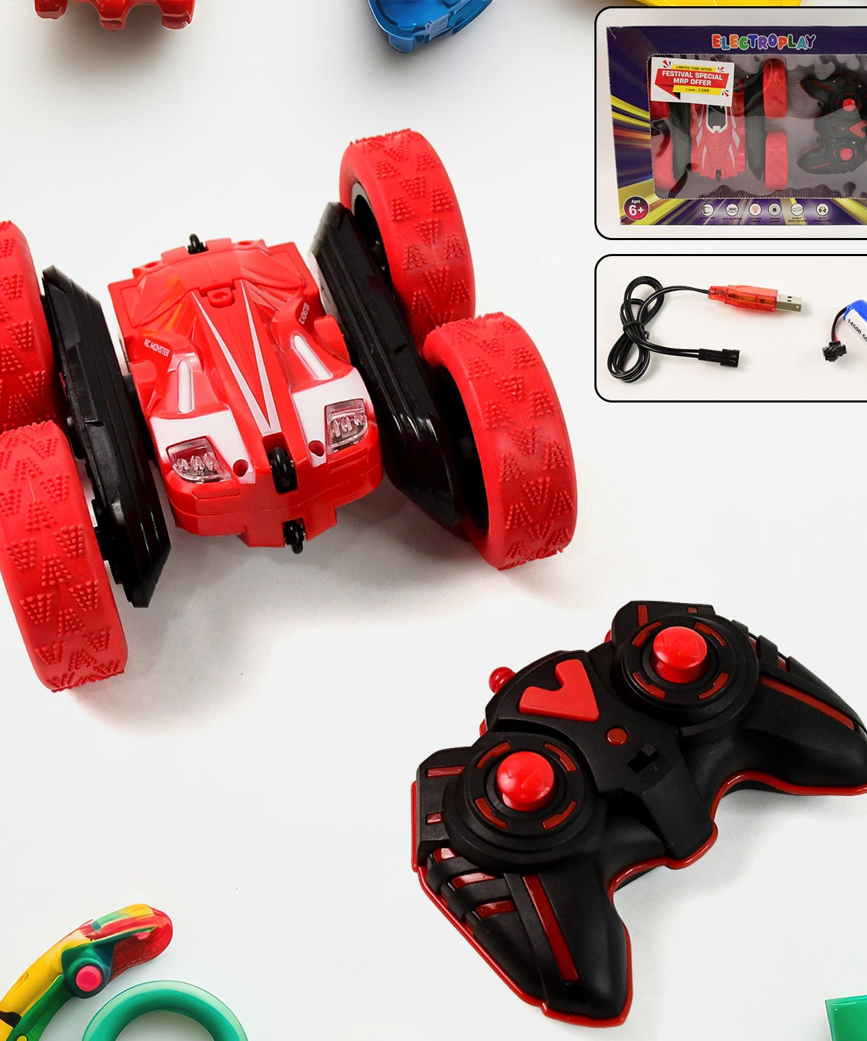 Cyclone Stunt Dual-Side Car