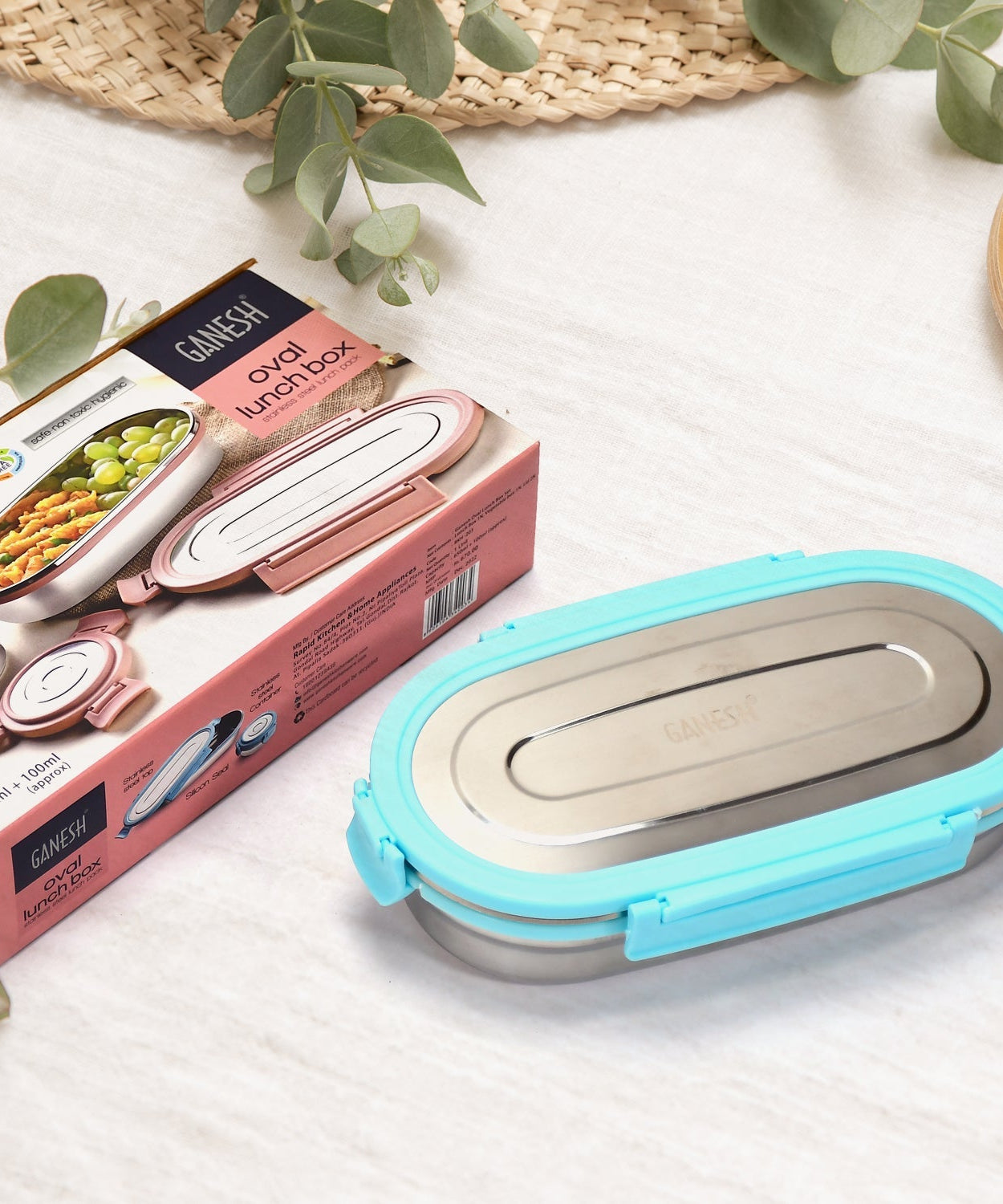 Set of lunch box and small container