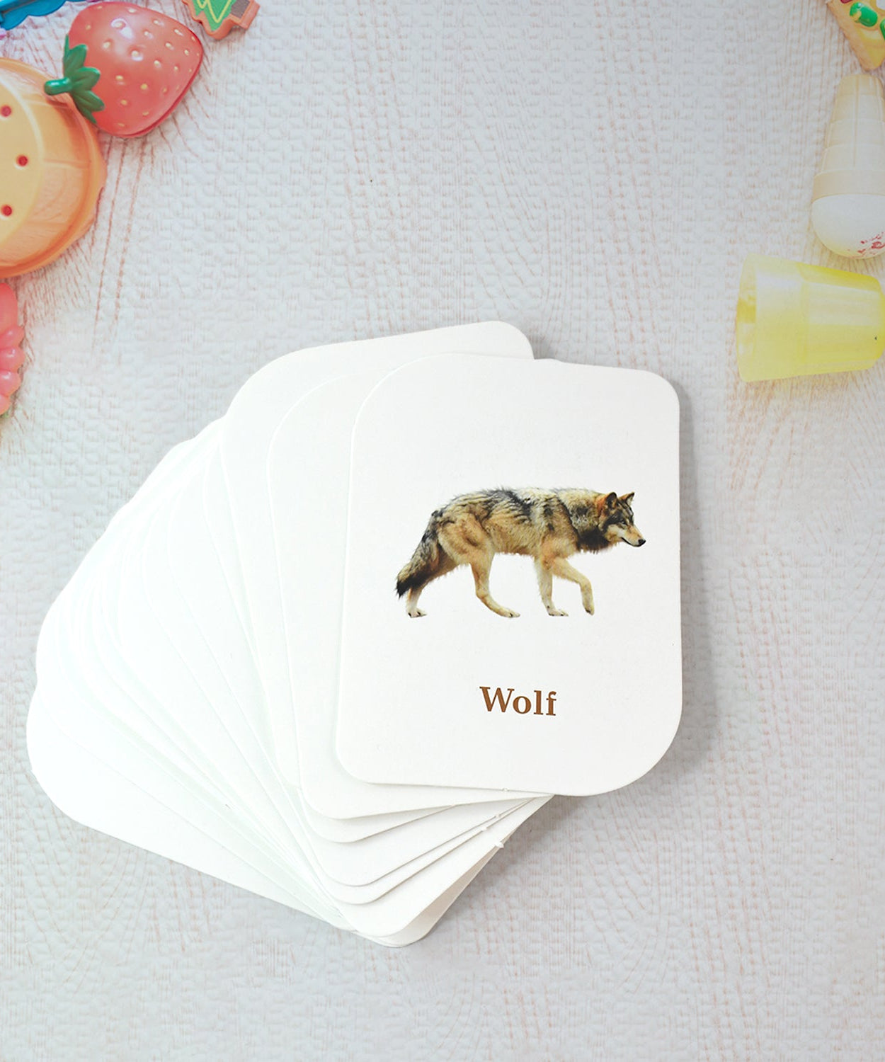 Kidkraft 32-Piece Animal Flash Cards Set