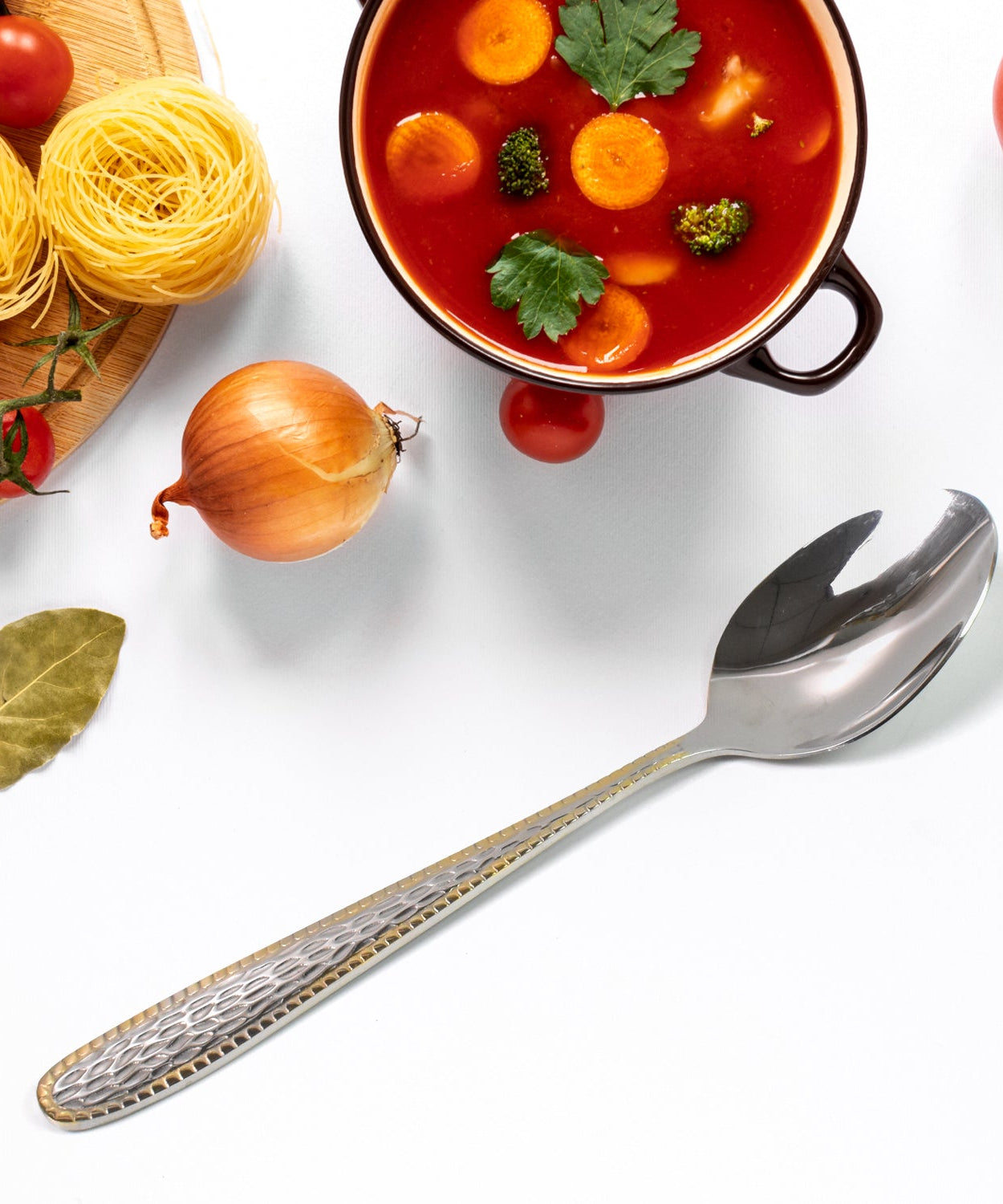 LuxeGold Textured Spoons