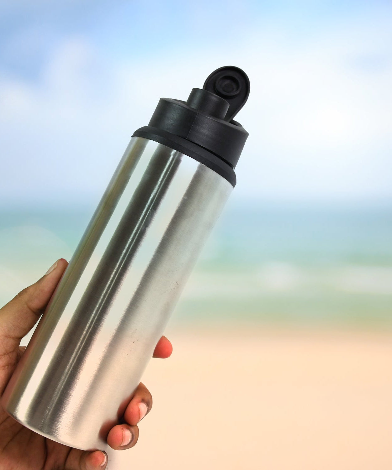 Steel Water Bottle | Sipper Bottle | Fridge Water Bottle Set of 1 (600 ML Approx)