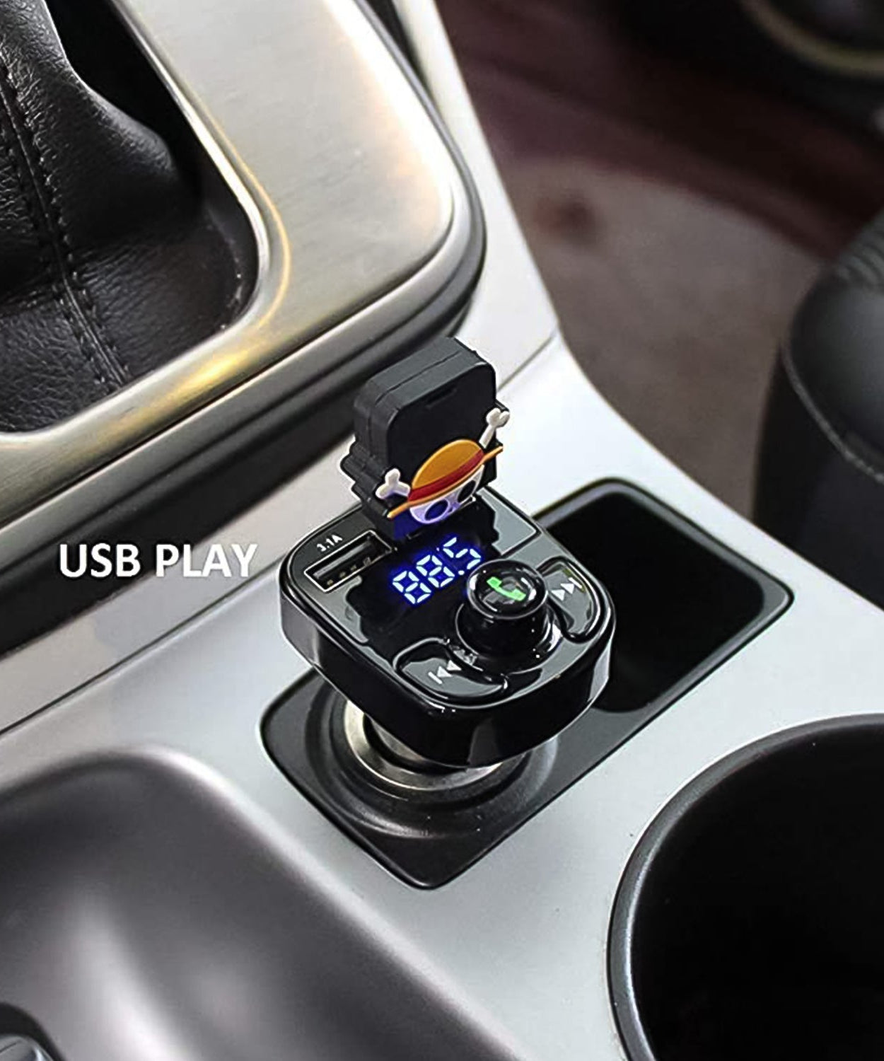 CAR-X8 Bluetooth FM Transmitter Kit with Dual USB Fast Charger