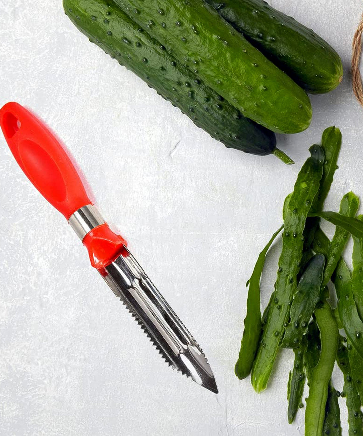 Multipurpose 2-in-1 Stainless Steel Knife & Peeler (1 Pc)