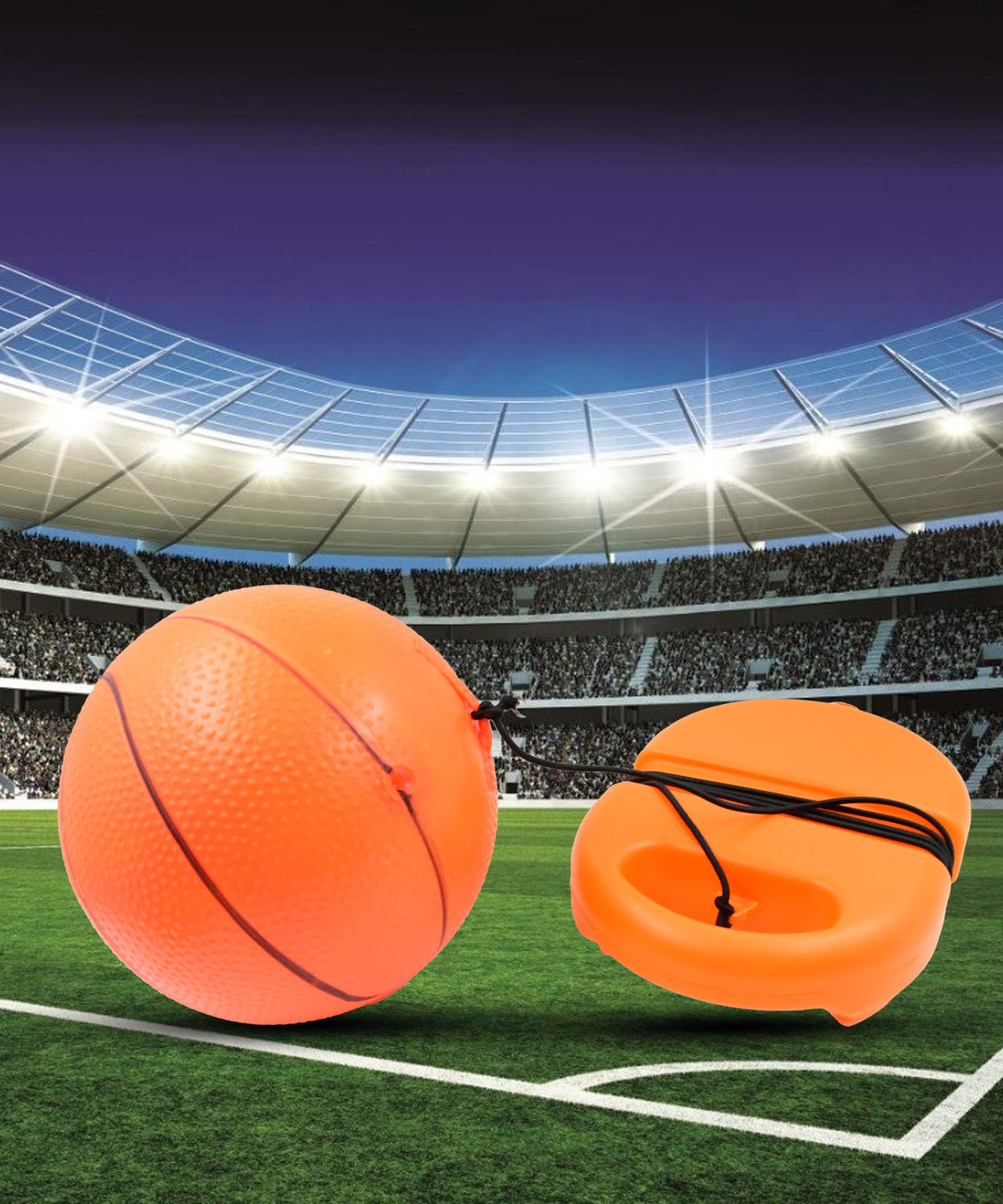 Football Rebound Ball with String (1 Set)