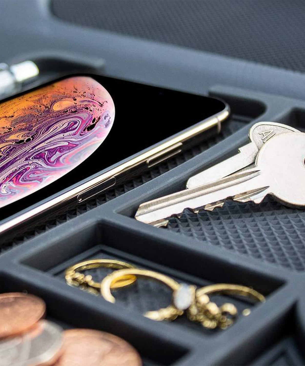 Car Dashboard Mat & Mobile Phone Holder Mount