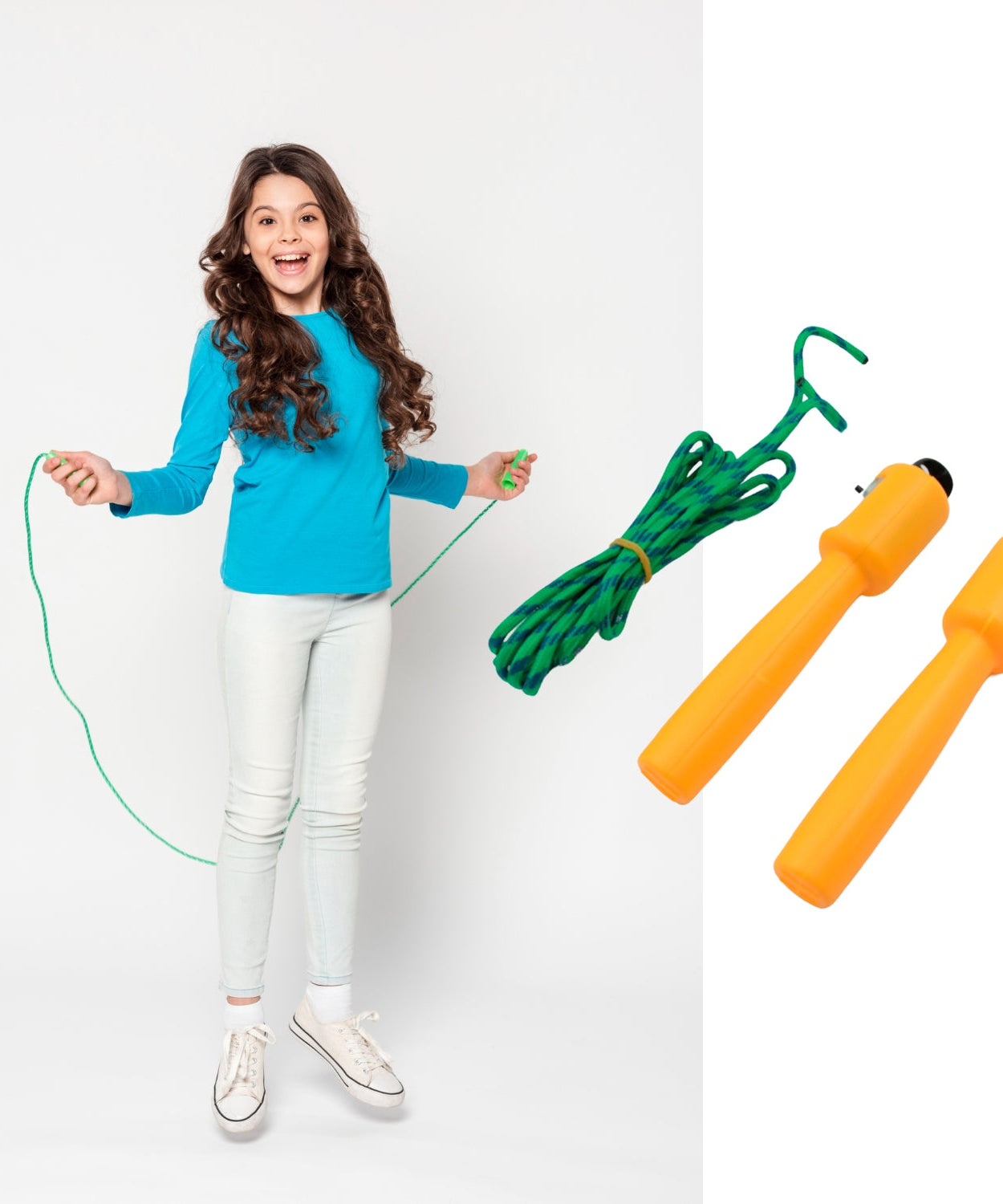 Jump Rope Electronic Counting  Skipping Rope Adjustable Jumping Rope for Men, Women and Children,Fitness Jump Rope for Aerobic Exercise Like Speed Training, Endurance Training and Fitness Gym (2.5Mtr)