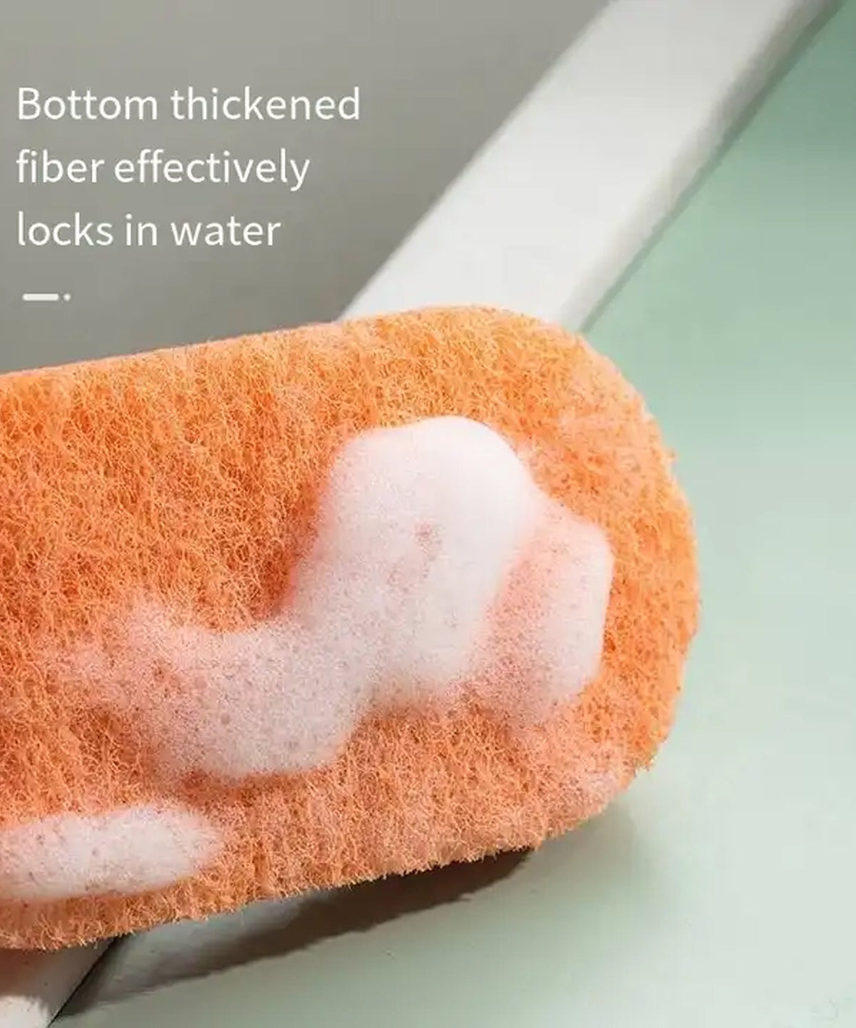 Handle brush for kitchen cleaning, reusable and easy to wash