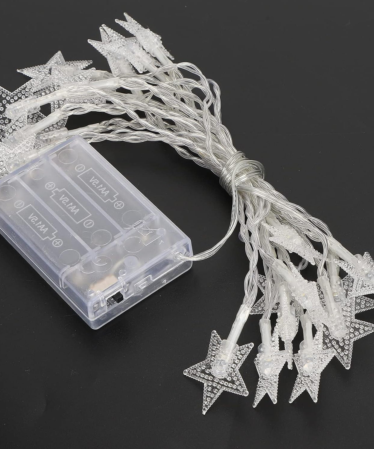 28 LED / Star 3.9 Meter Star Shape Led Light Battery Operated with Flashing Modes for Home Decoration, Kids Room, Waterproof Diwali & Wedding LED Christmas Light Indoor and Outdoor Light ,Festival Decoration (Multicolor Battery Not Included 3.9Mtr)