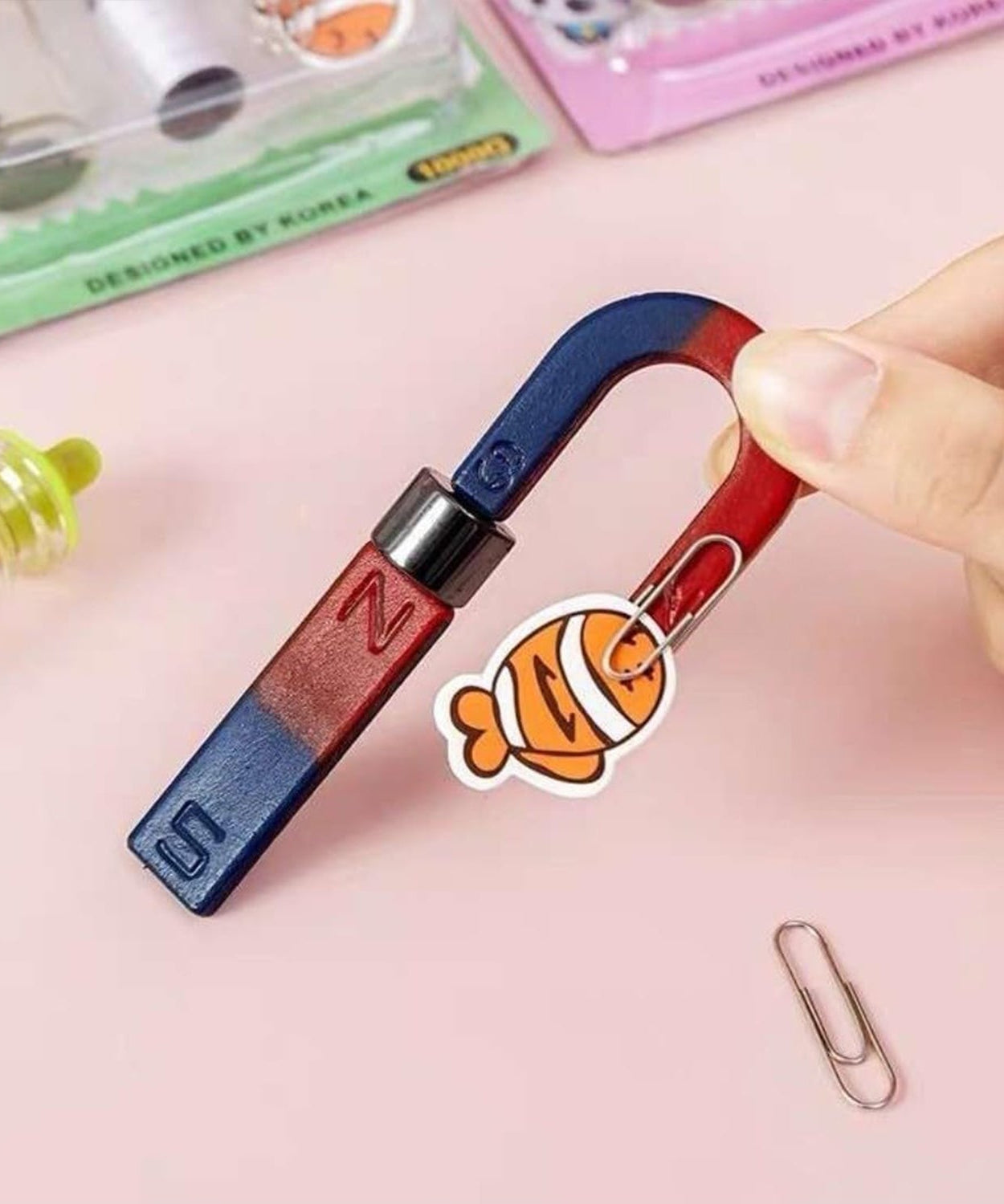 Teaching Aids Magnetic Science Kit Funny Kids DIY Science Kits Educational Experiment Games