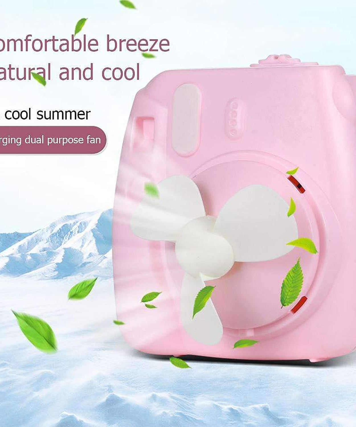 USB Mini Camera-Shaped Fan (1 Pc)