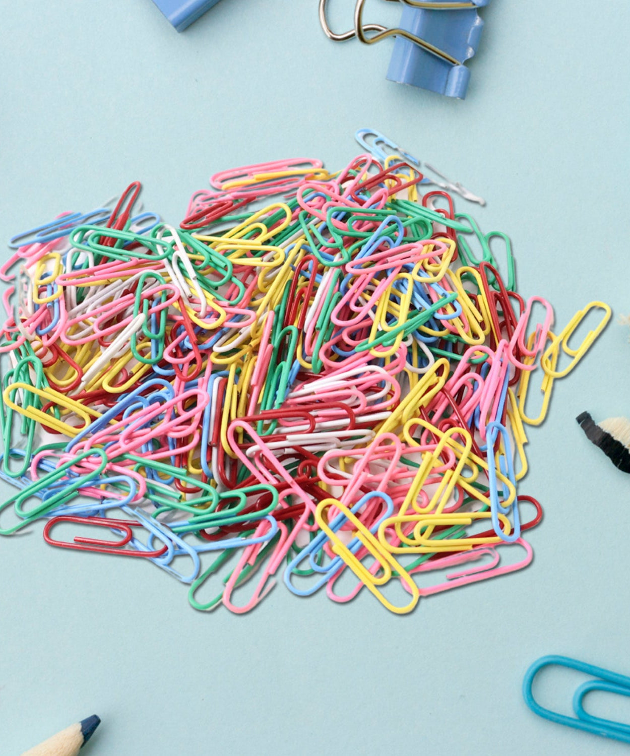 Assorted Color Paper Clips