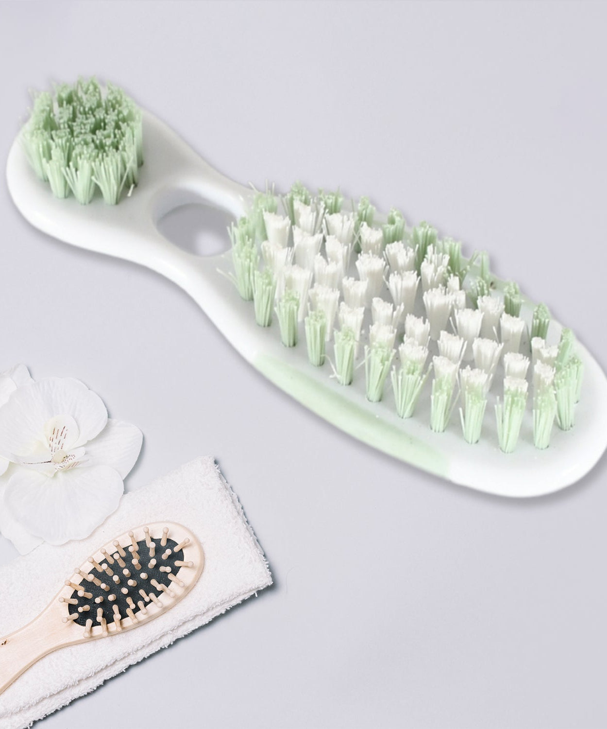 2 in 1 hard bristle brush, multi-use brush, High Quality Brush (1 Pc)