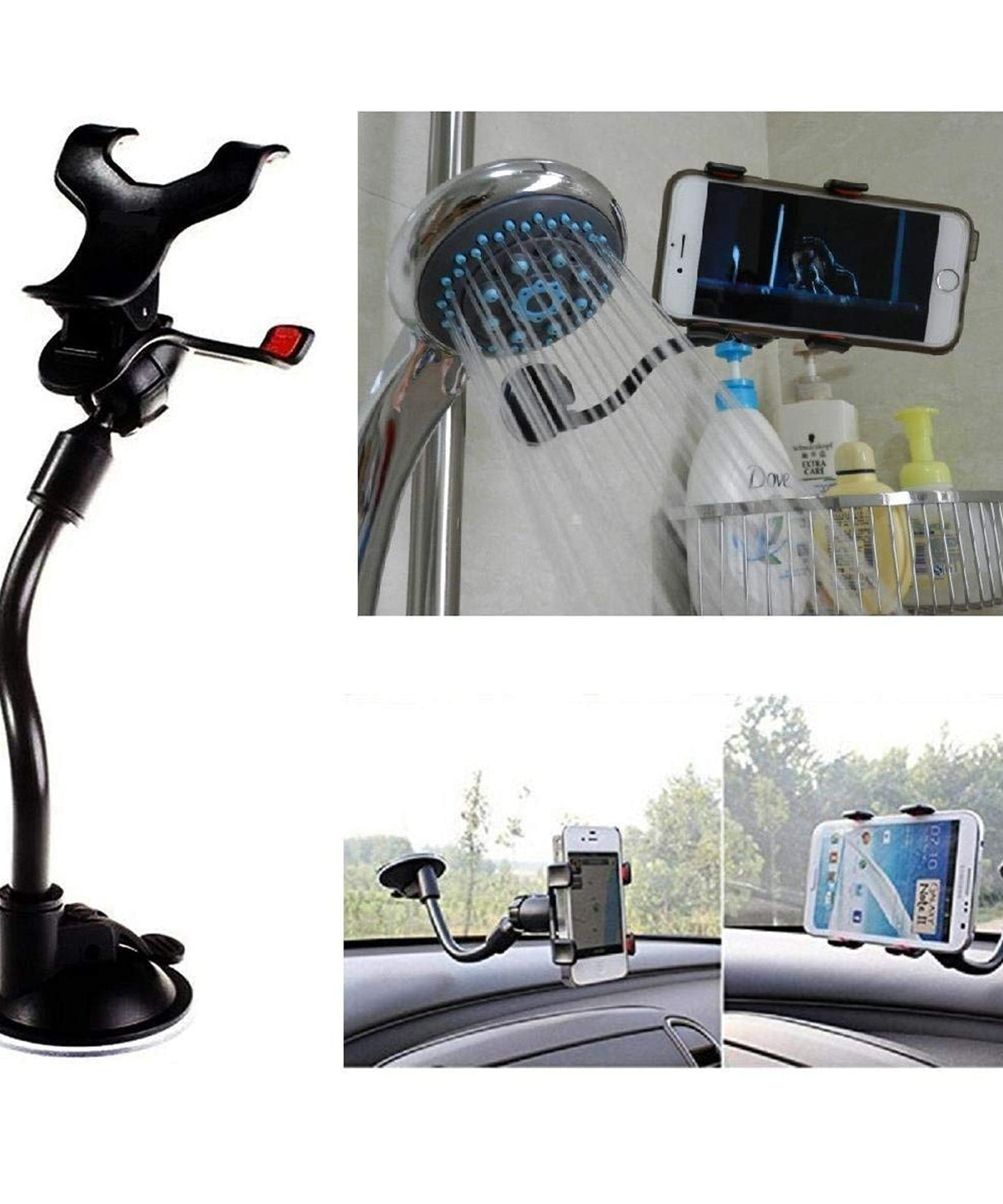 Adjustable mobile stand with flexible angles