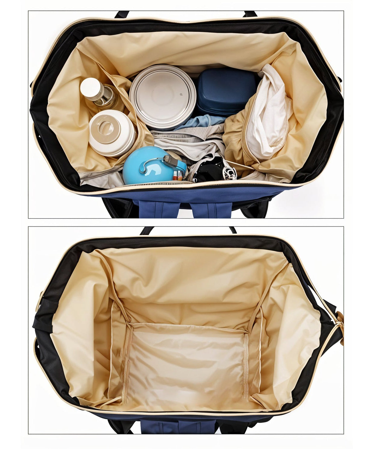 Multipurpose Large Capacity Mom's Backpack Diaper Bag (1 Pc)