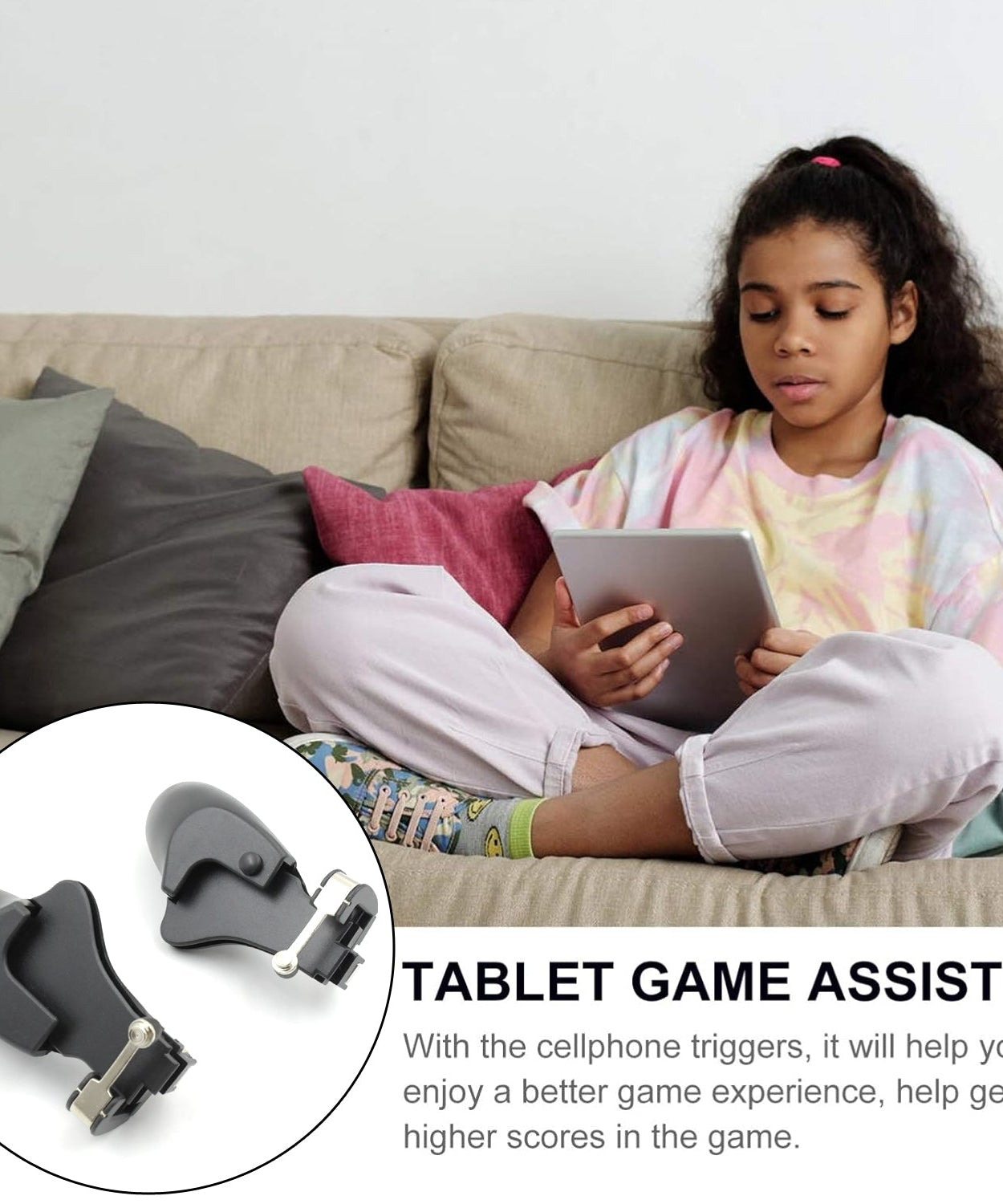 PUBG Mobile Game Metal Controller Joystick Attachment Accessory