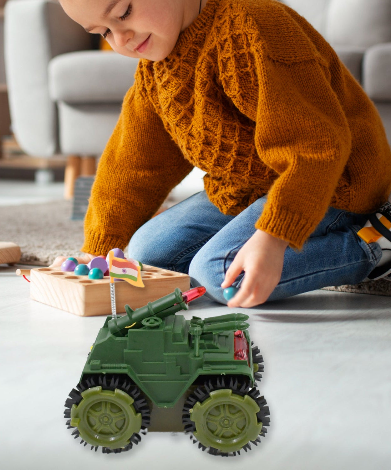 Children's Joy Tumbling Tank Toy Car