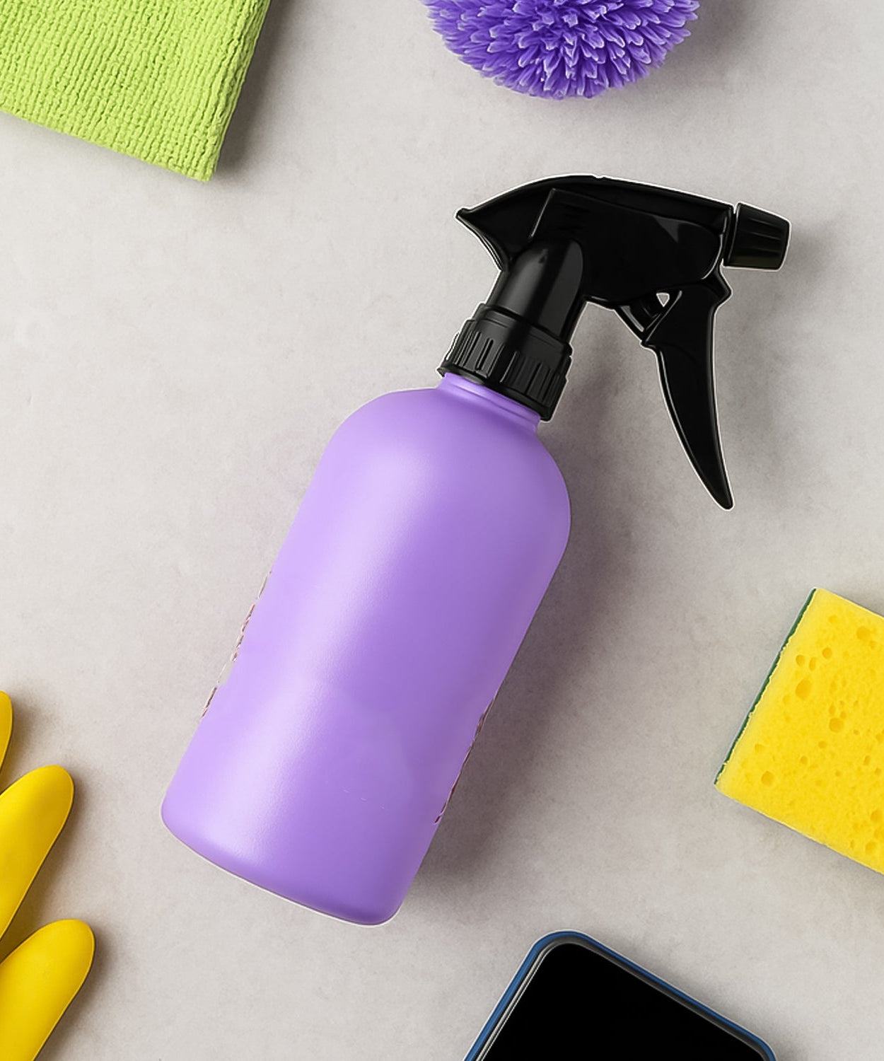 Floral Printed Plastic Spray Bottle (500 ML)