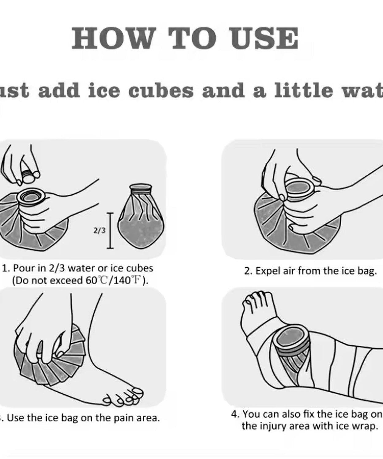 Pain Reliever Ice Bag Used To Overcome Joints Pain In Body (16CM)