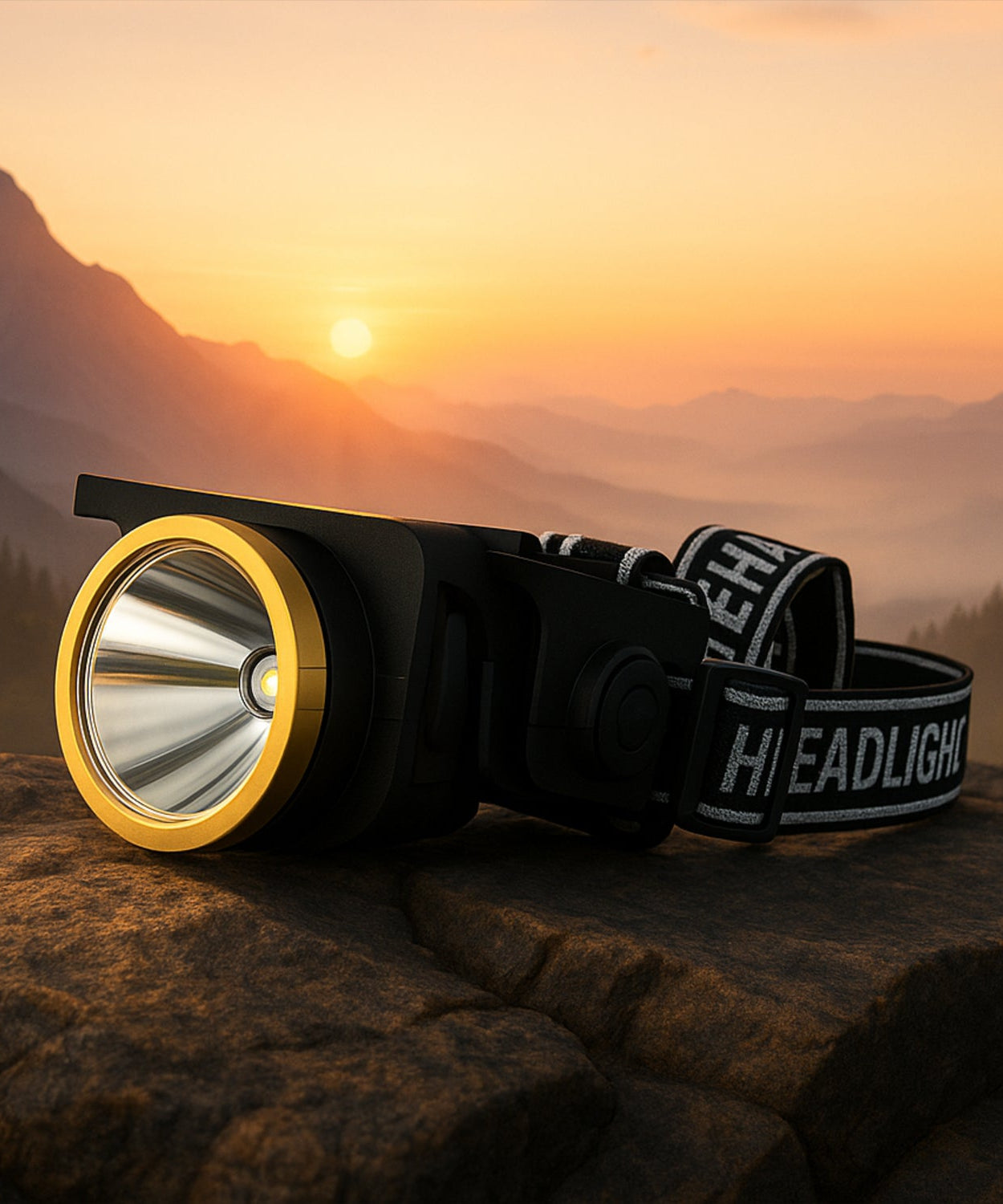 Rechargeable Solar LED Head lamp