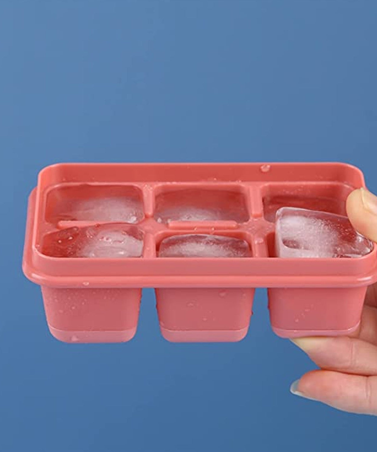 6-Cavity Silicone Ice Tray – Ideal for Kitchen & Home Use