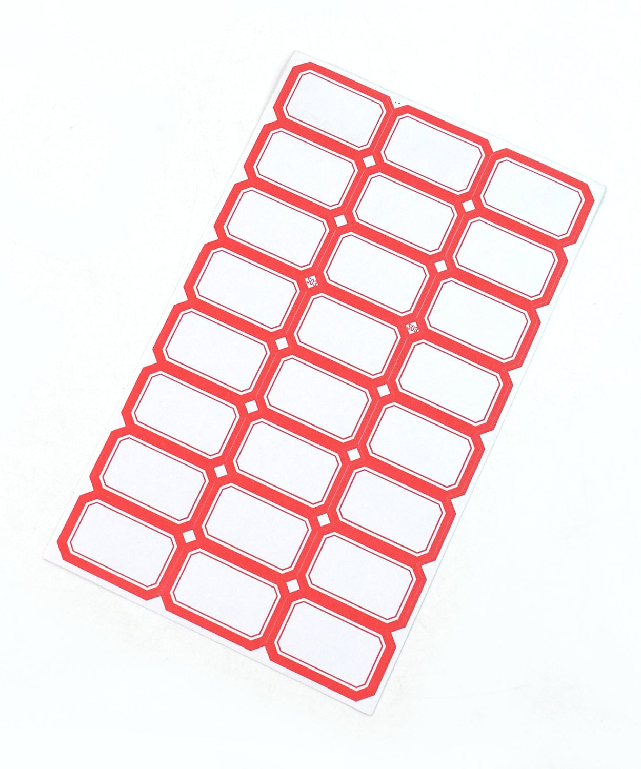 Multipurpose Writable Blank Label Sticker Sheets (1 Sheet)