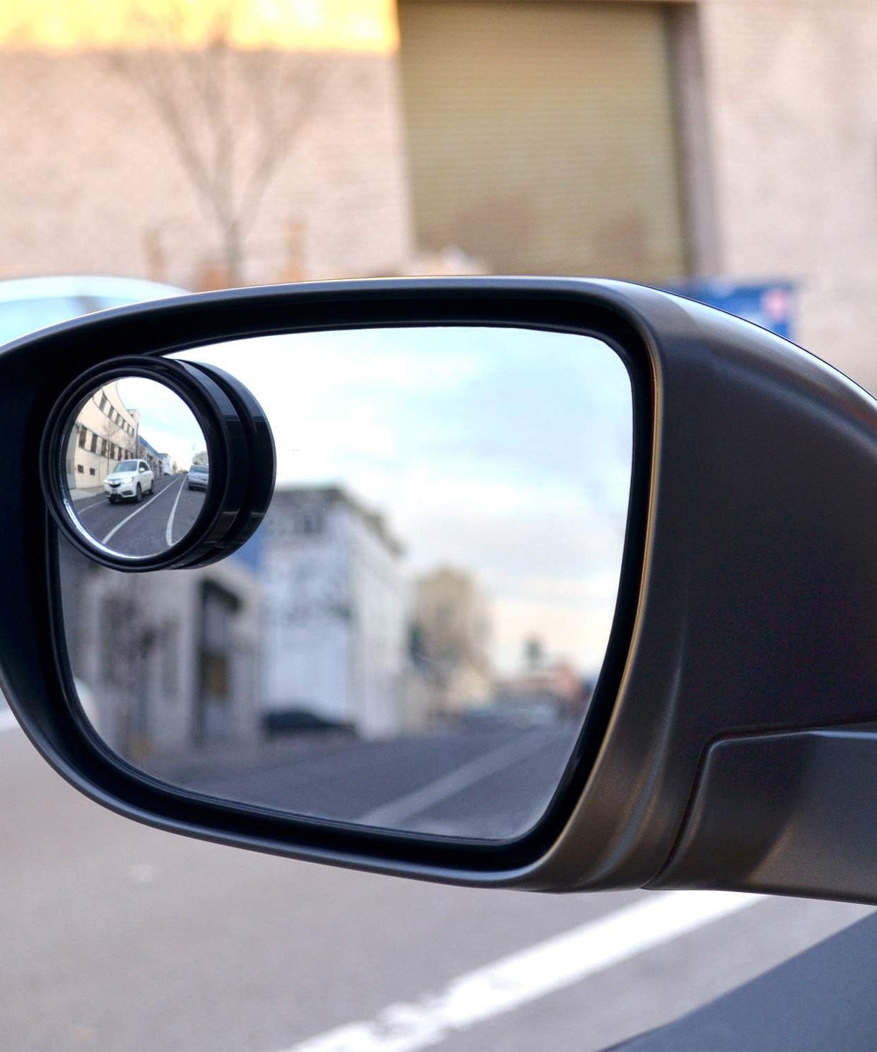 Car Blind Spot Mirror – HD Glass, Convex & Frameless (2 Pcs Set)
