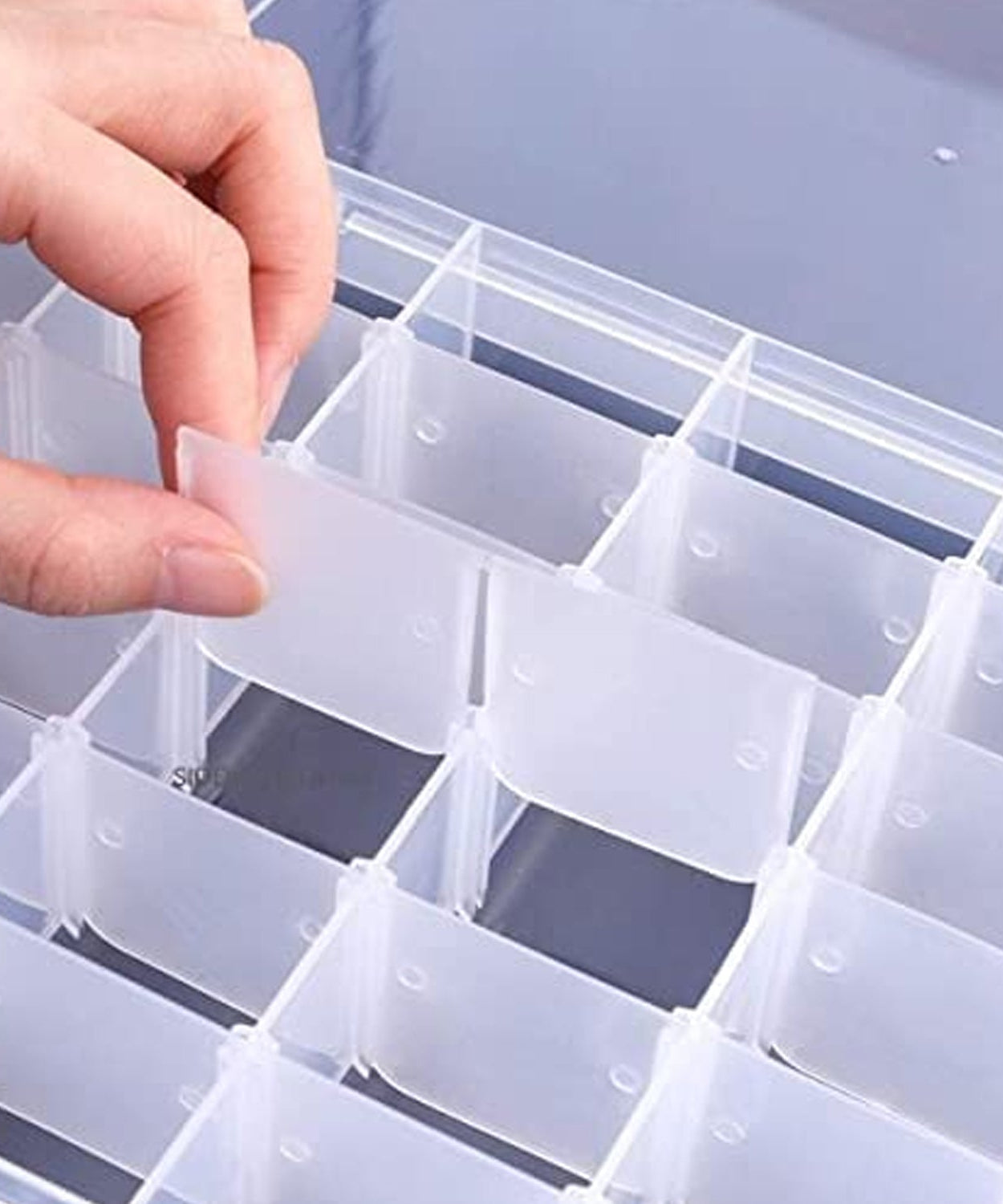 Clear box for jewelry storage