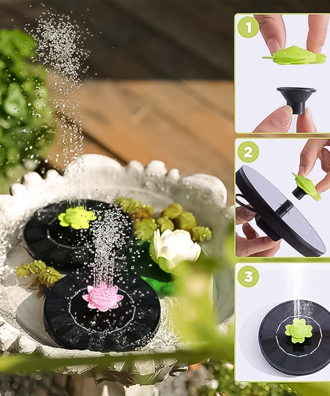 Solar Water Fountain Pump (1 Set)